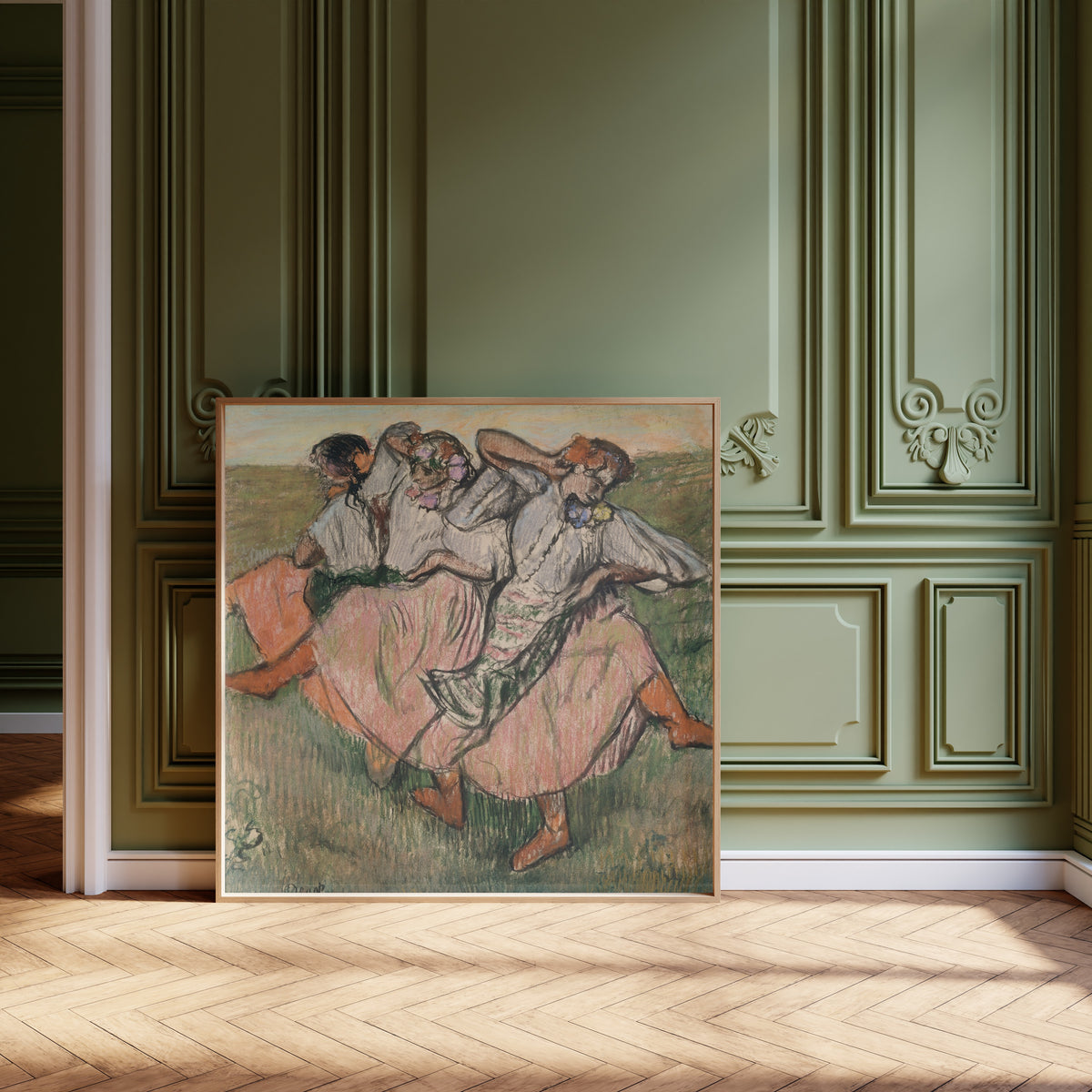 Edgar Degas — Three Dancers in Ukrainian Dress | Fine Art Print