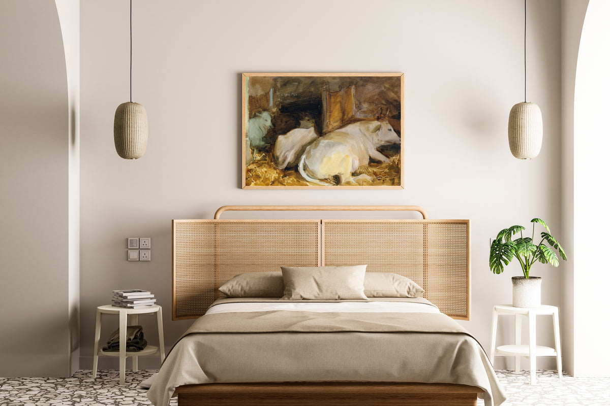 John Singer Sargent — Three Oxen | Fine Art Print