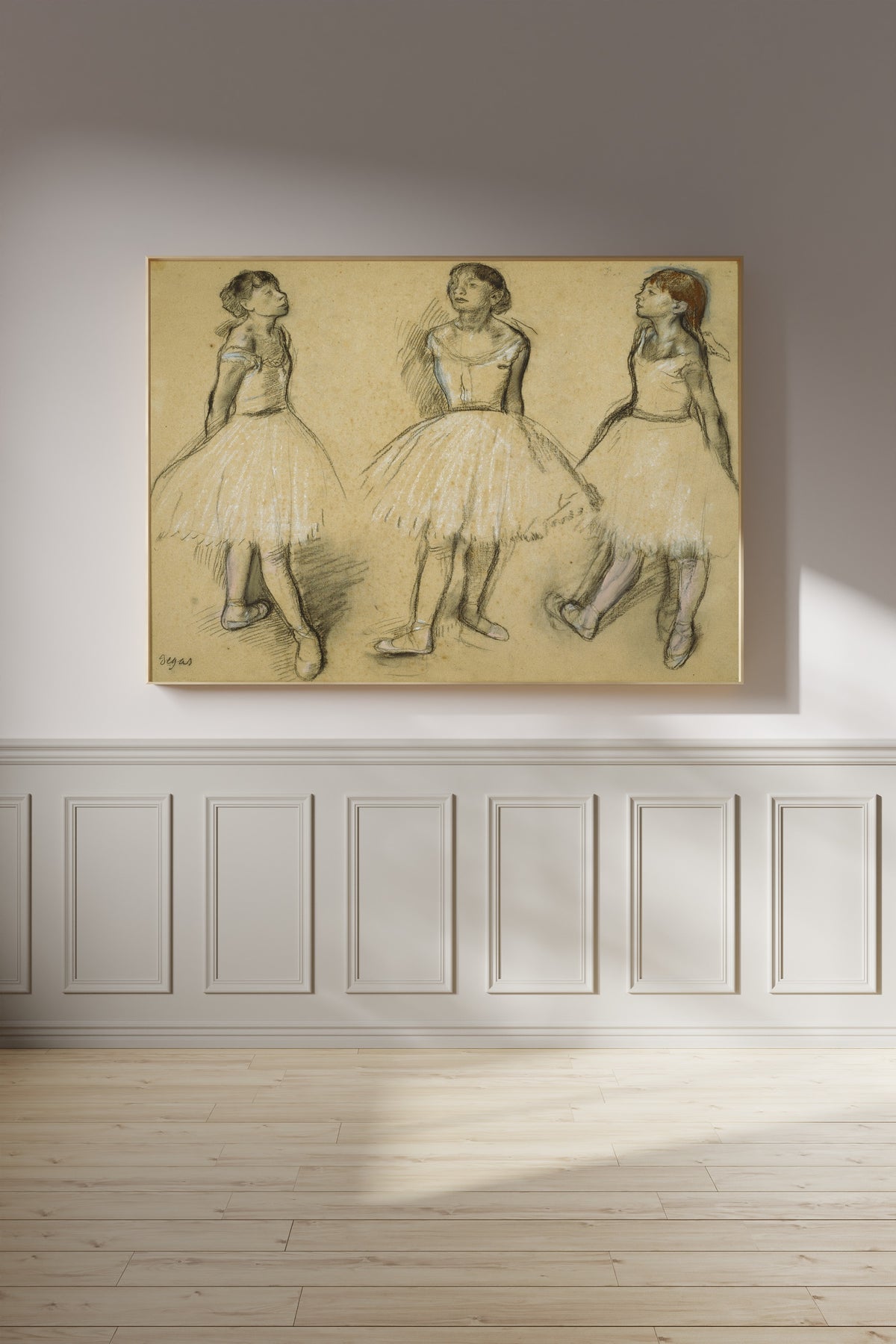 Edgar Degas — Three Studies of a Dancer in Fourth Position | Fine Art Print
