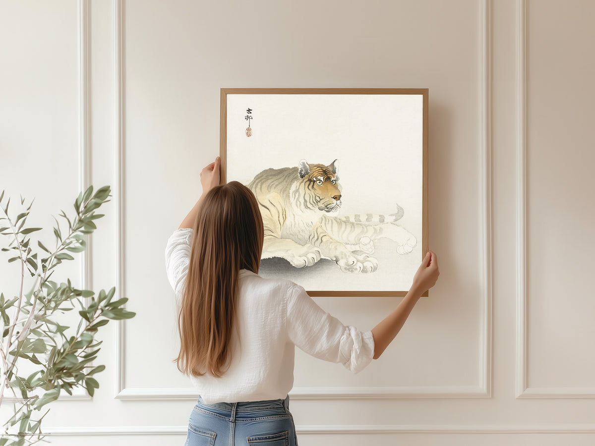 Ohara Koson — Tiger | Japanese Bird & Flower Woodblock Print