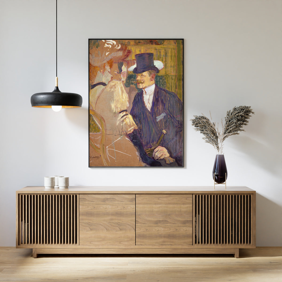Henri de Toulouse-Lautrec — The Englishman at the Moulin Rouge | Fine Art Print