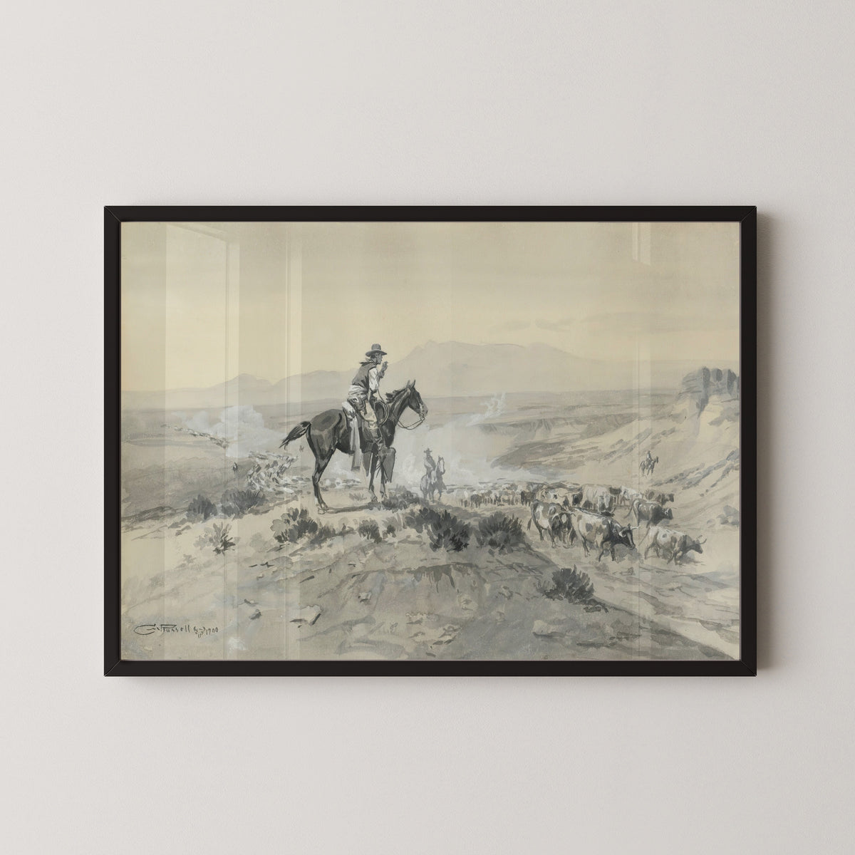 Charles M. Russell — Trail Boss | Western Art Print