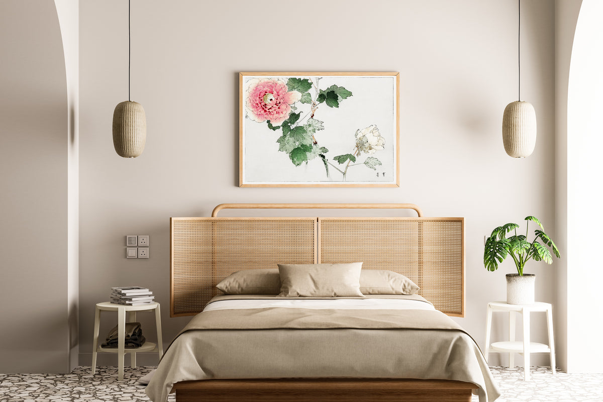 Watanabe Seitei — Tree Peony | Japanese Bird & Flower Woodblock Print