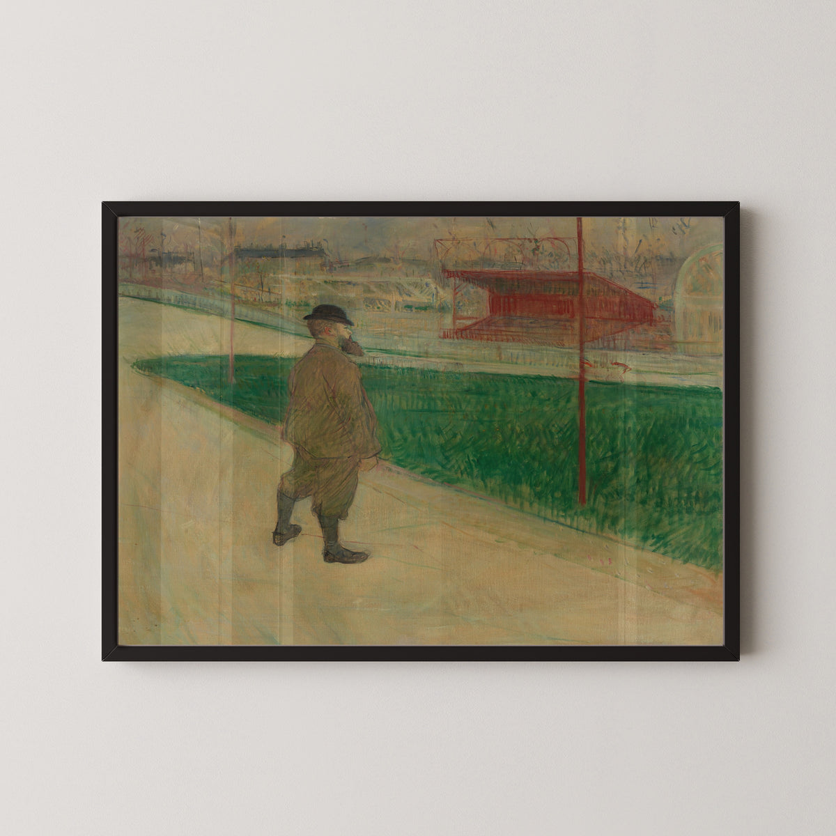 Henri de Toulouse-Lautrec — Tristan Bernard at the Vélodrome Buffalo | Fine Art Print