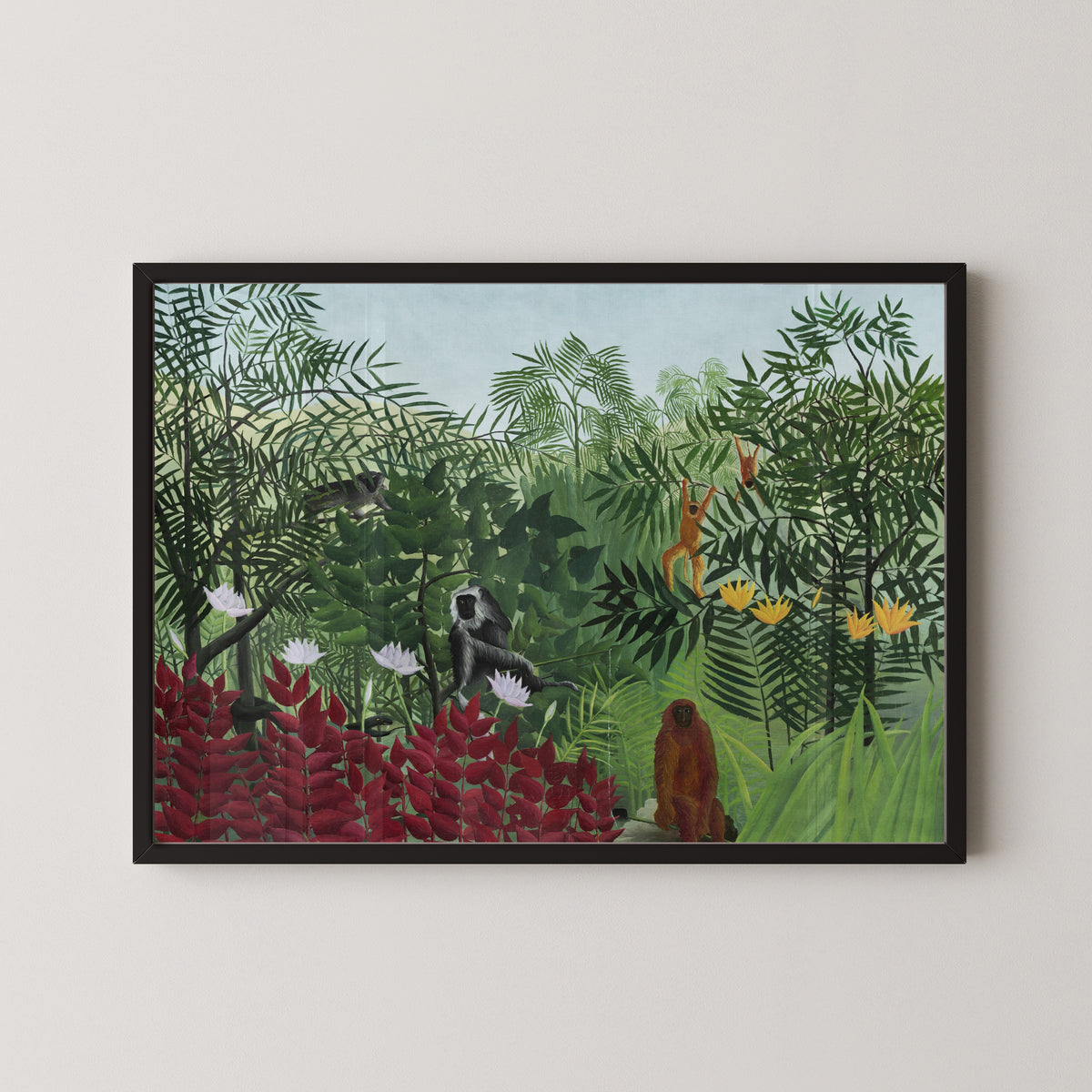 Henri Rousseau — Tropical Forest with Monkeys | Fine Art Print