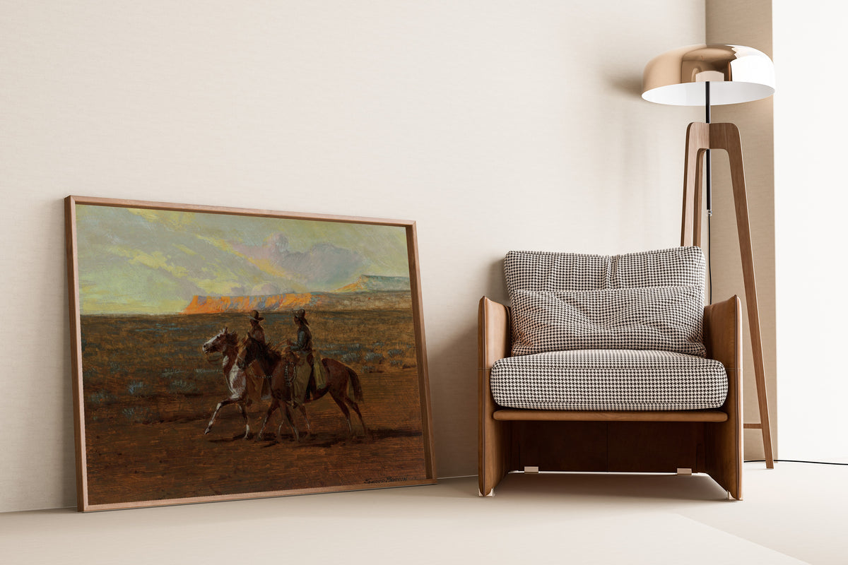 Edward Borein — Two Cowboys | Western Art Print