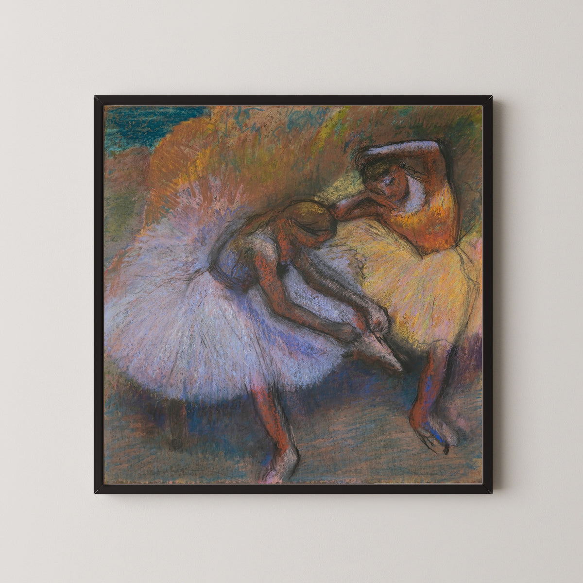 Edgar Degas — Two Dancers (Tying a Slipper) | Fine Art Print