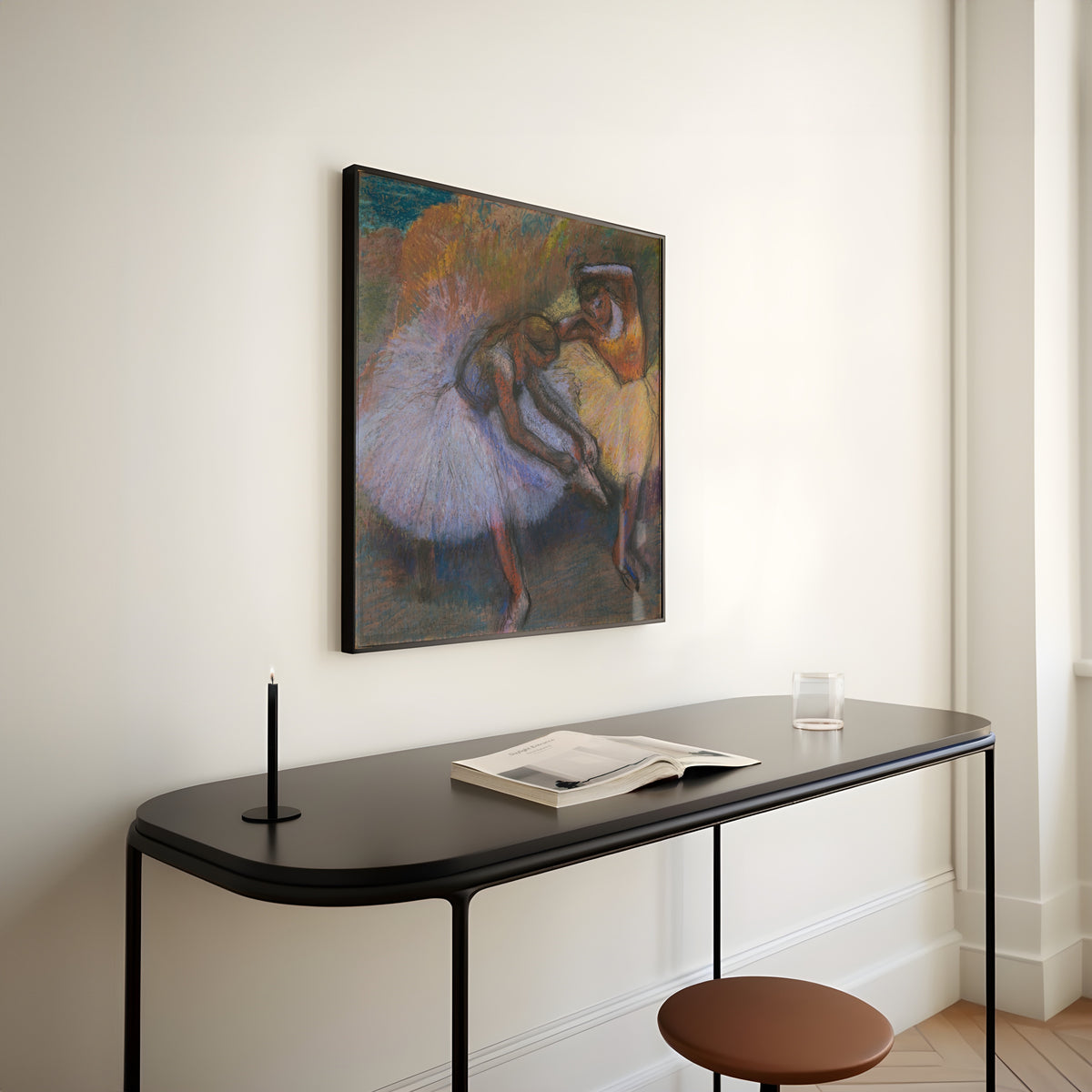 Edgar Degas — Two Dancers (Tying a Slipper) | Fine Art Print