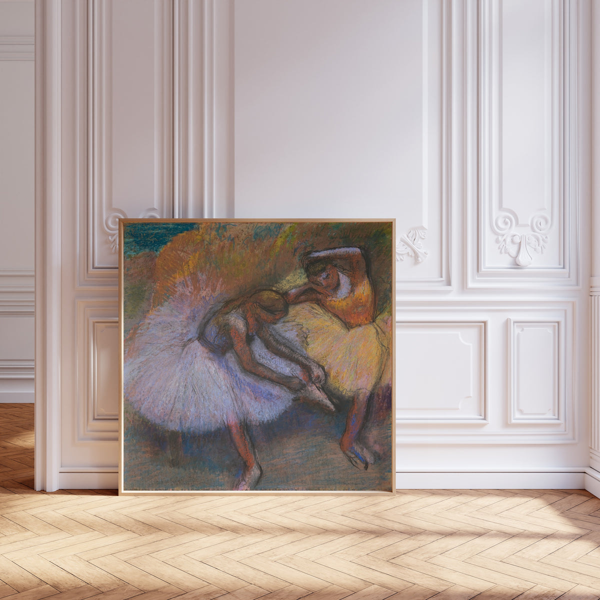 Edgar Degas — Two Dancers (Tying a Slipper) | Fine Art Print