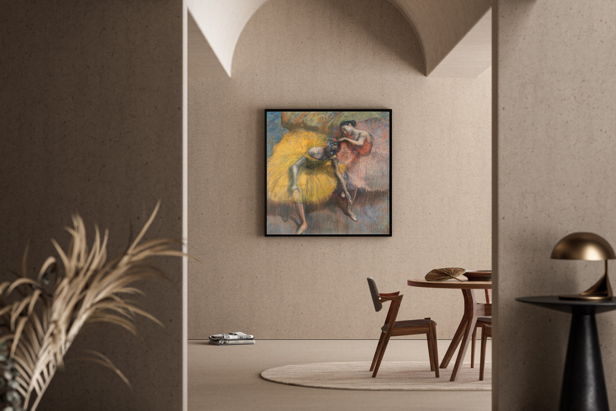 Edgar Degas — Two Dancers, Yellow and Pink | Fine Art Print