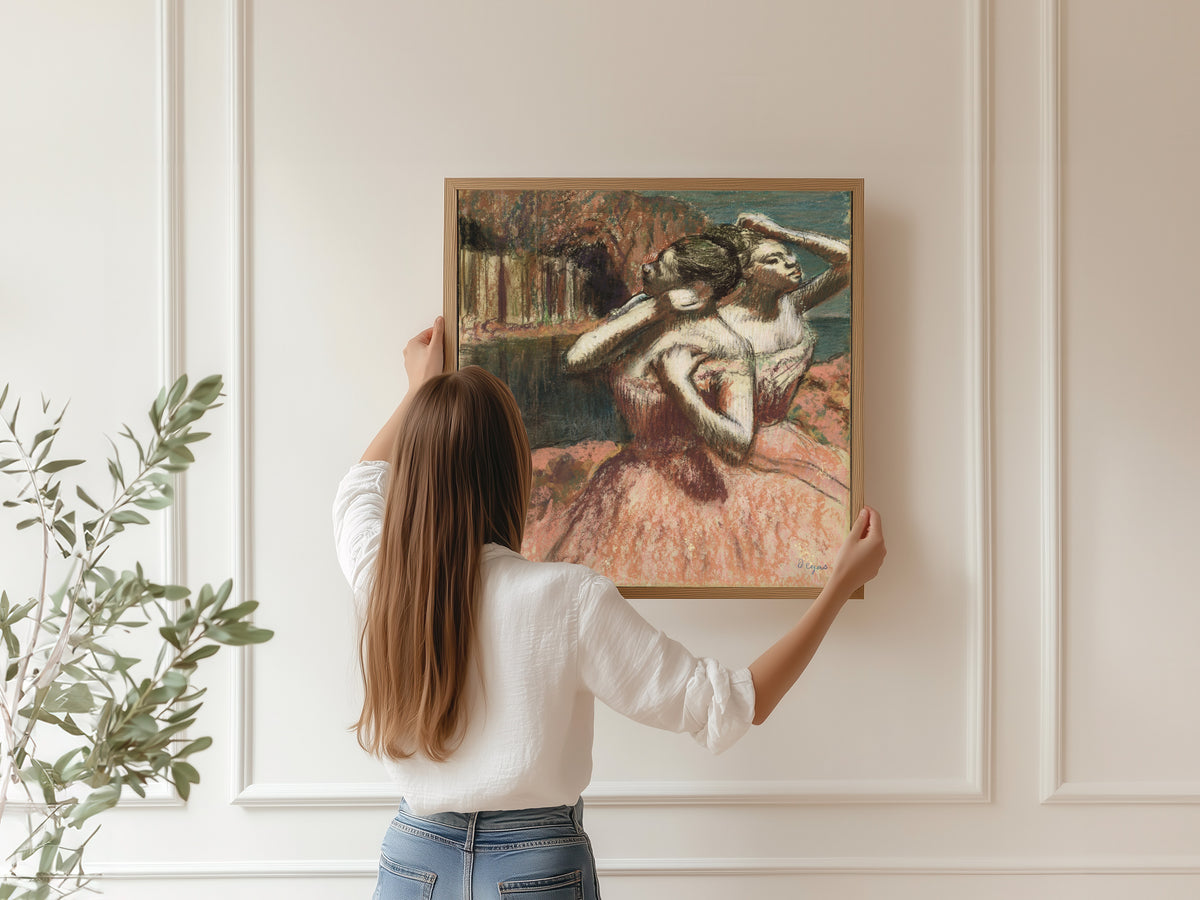 Edgar Degas — Two Dancers in Pink | Fine Art Print