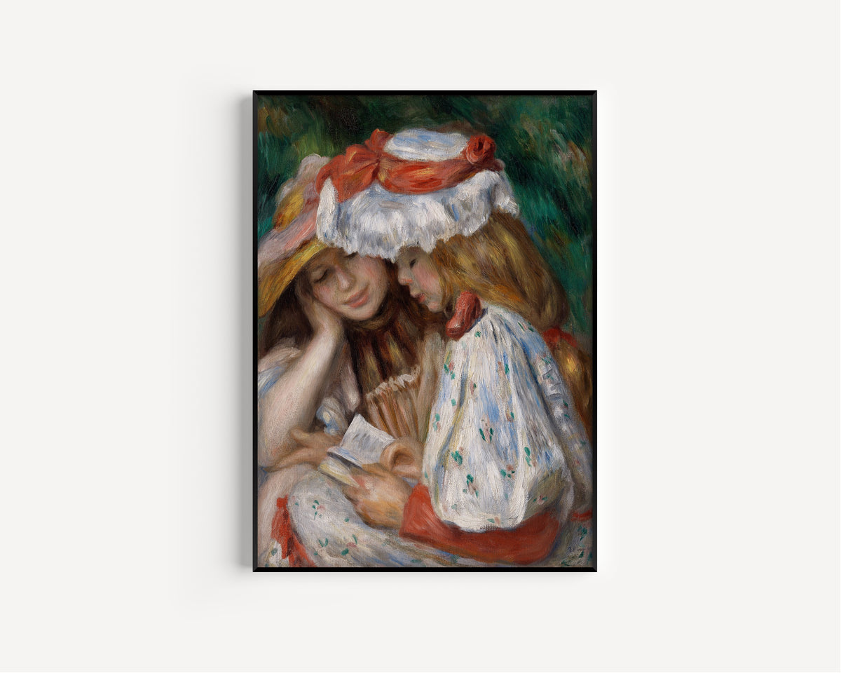 Pierre-Auguste Renoir — Two Girls Reading | Fine Art Print