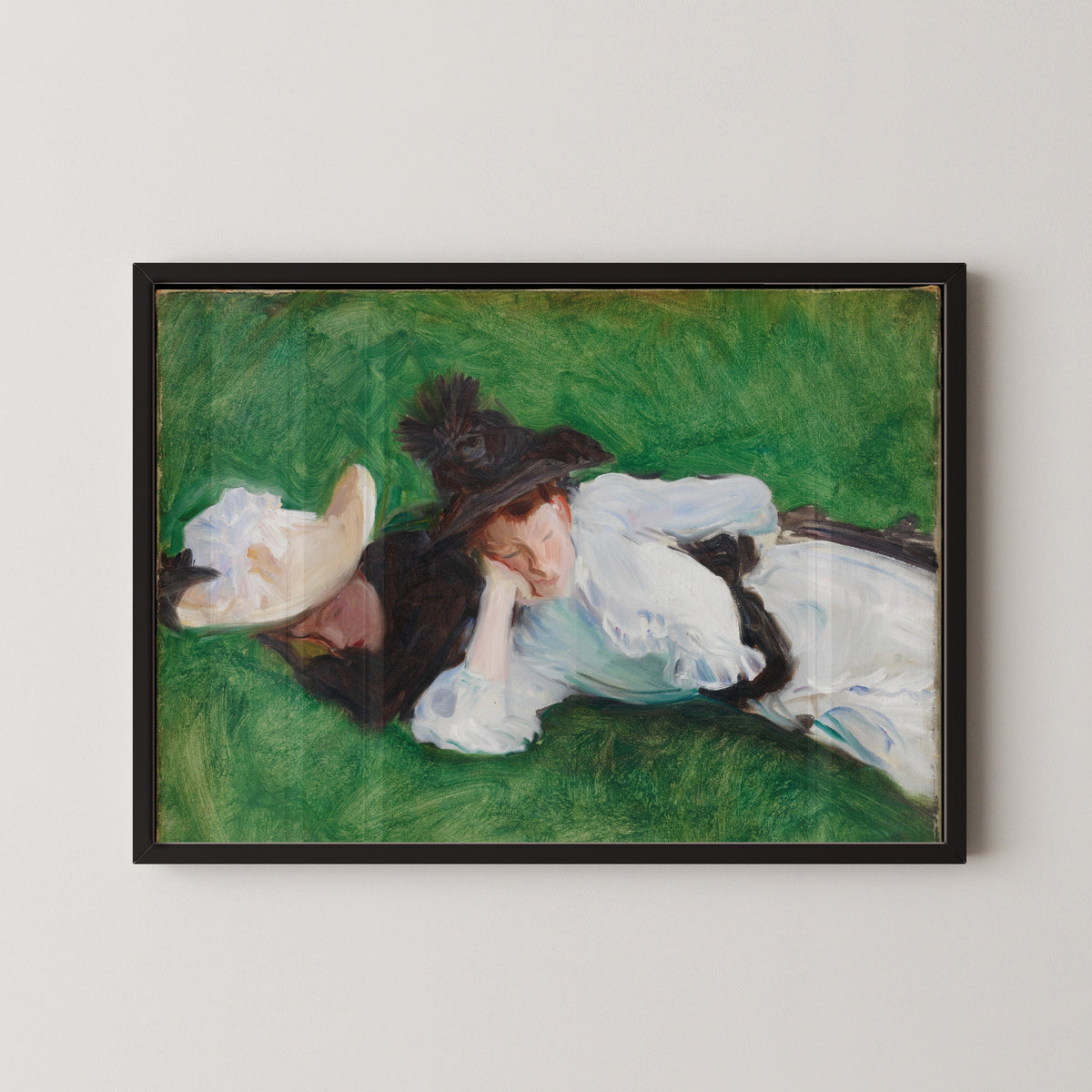 John Singer Sargent — Two Girls on a Lawn | Fine Art Print