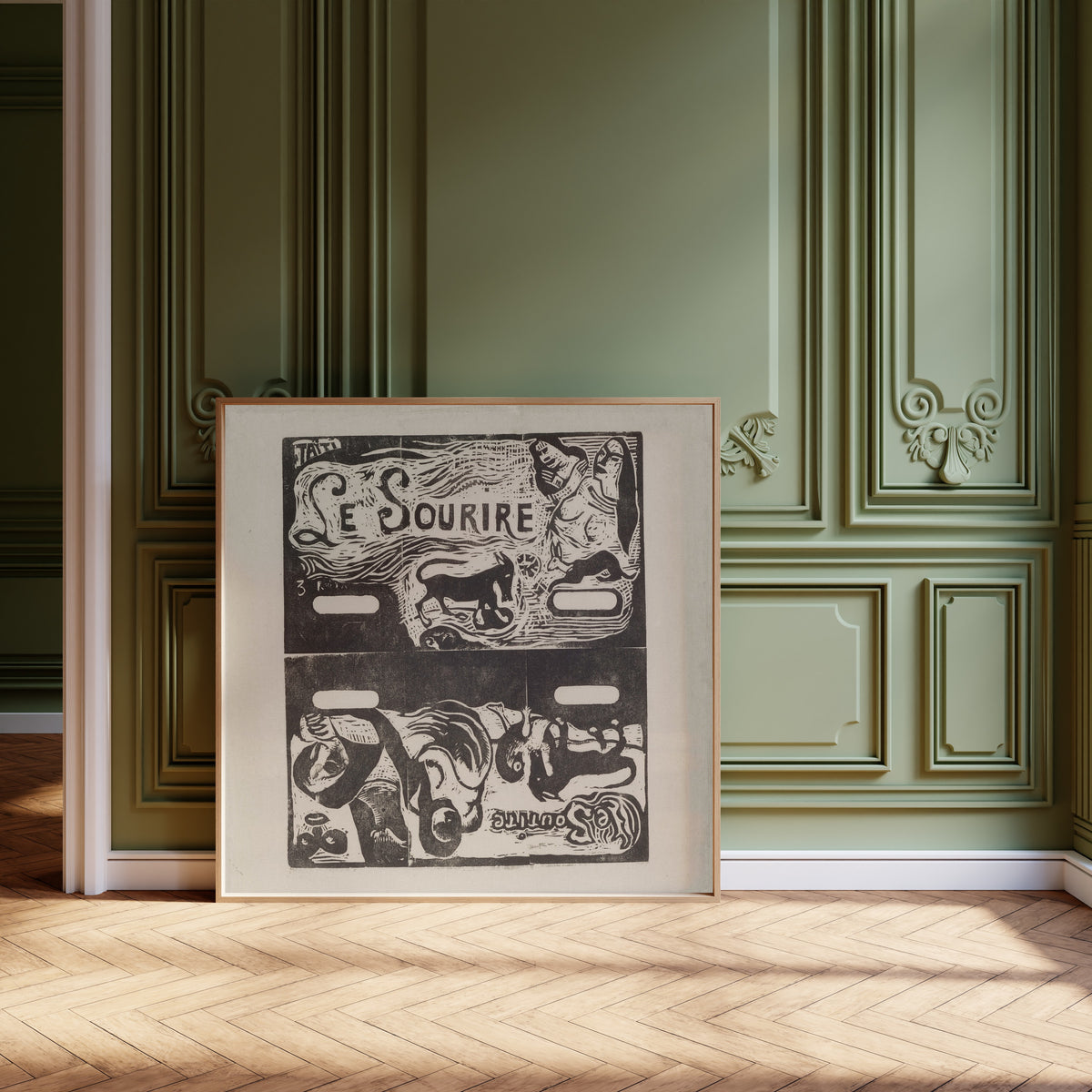 Paul Gauguin — Two Title Pages for Le Sourire | Woodcut Print