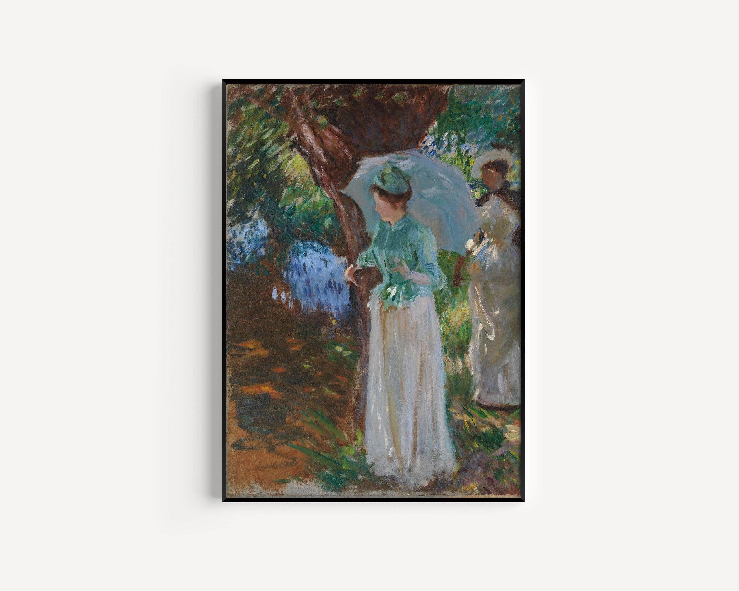 John Singer Sargent — Two Girls with Parasols | Fine Art Print