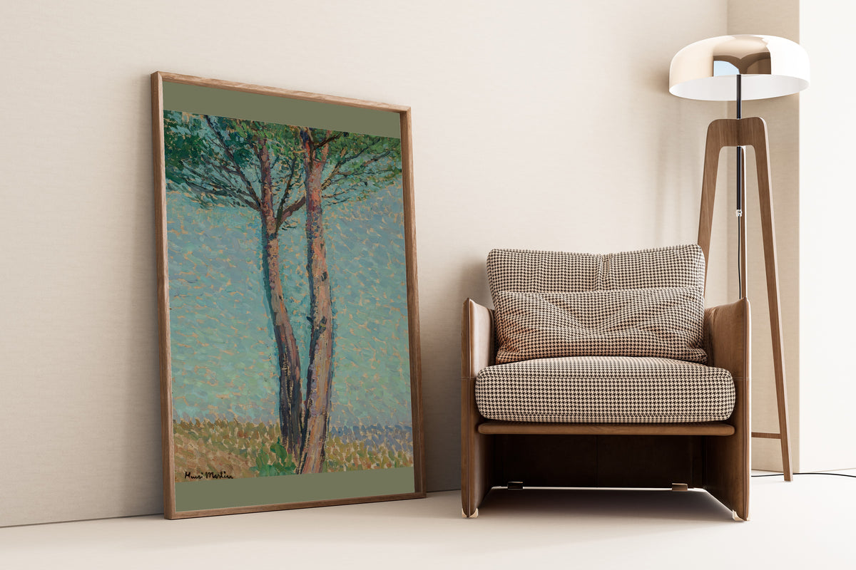Henri Martin — Un pin | Pointillist Landscape Print
