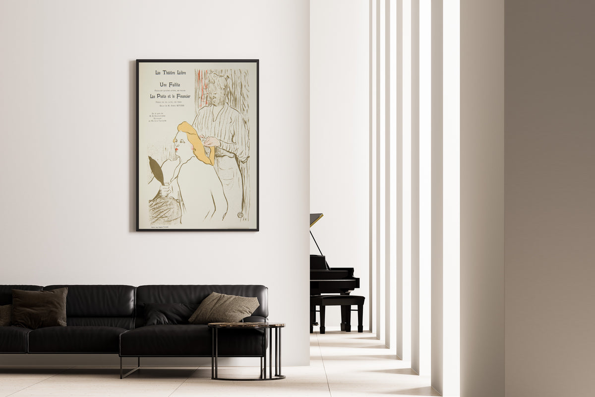 Henri de Toulouse-Lautrec — Une Faillite (Théâtre Libre Programme) | Vintage Poster Print