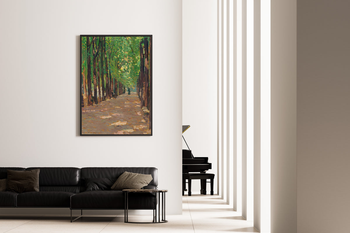 Henri Martin — Une allée dans le parc du château de Versailles | Pointillist Landscape Print