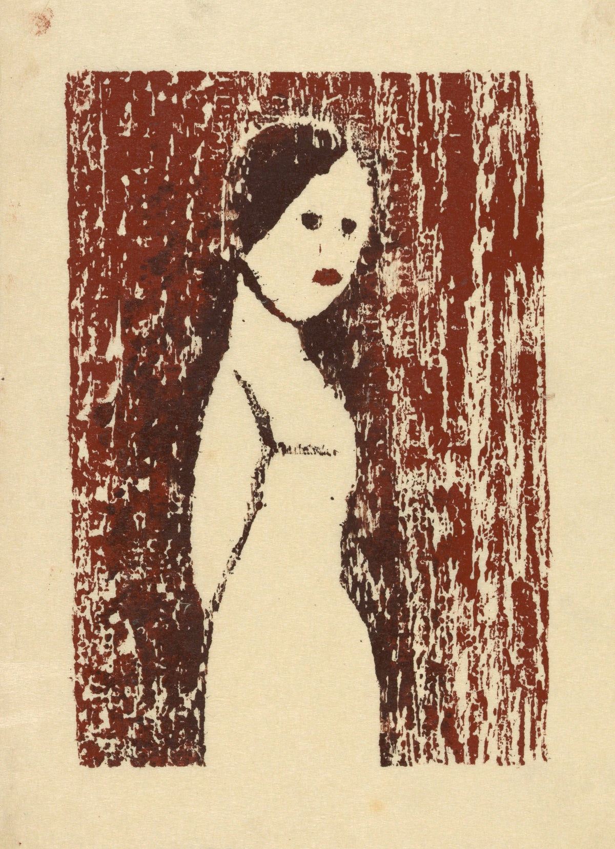 Karl Wiener — Untitled (Female Figure II) | Expressionist Art Print