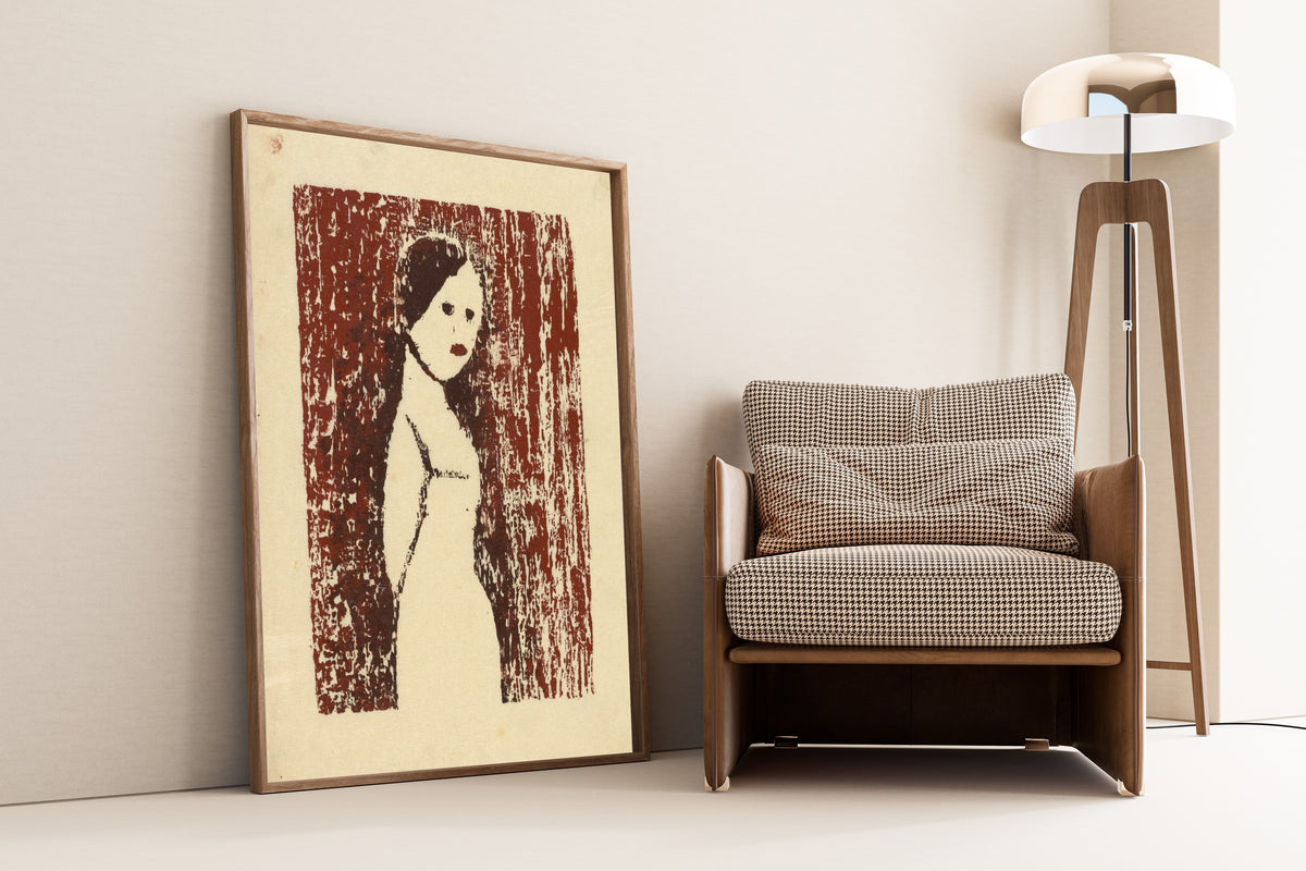 Karl Wiener — Untitled (Female Figure II) | Expressionist Art Print