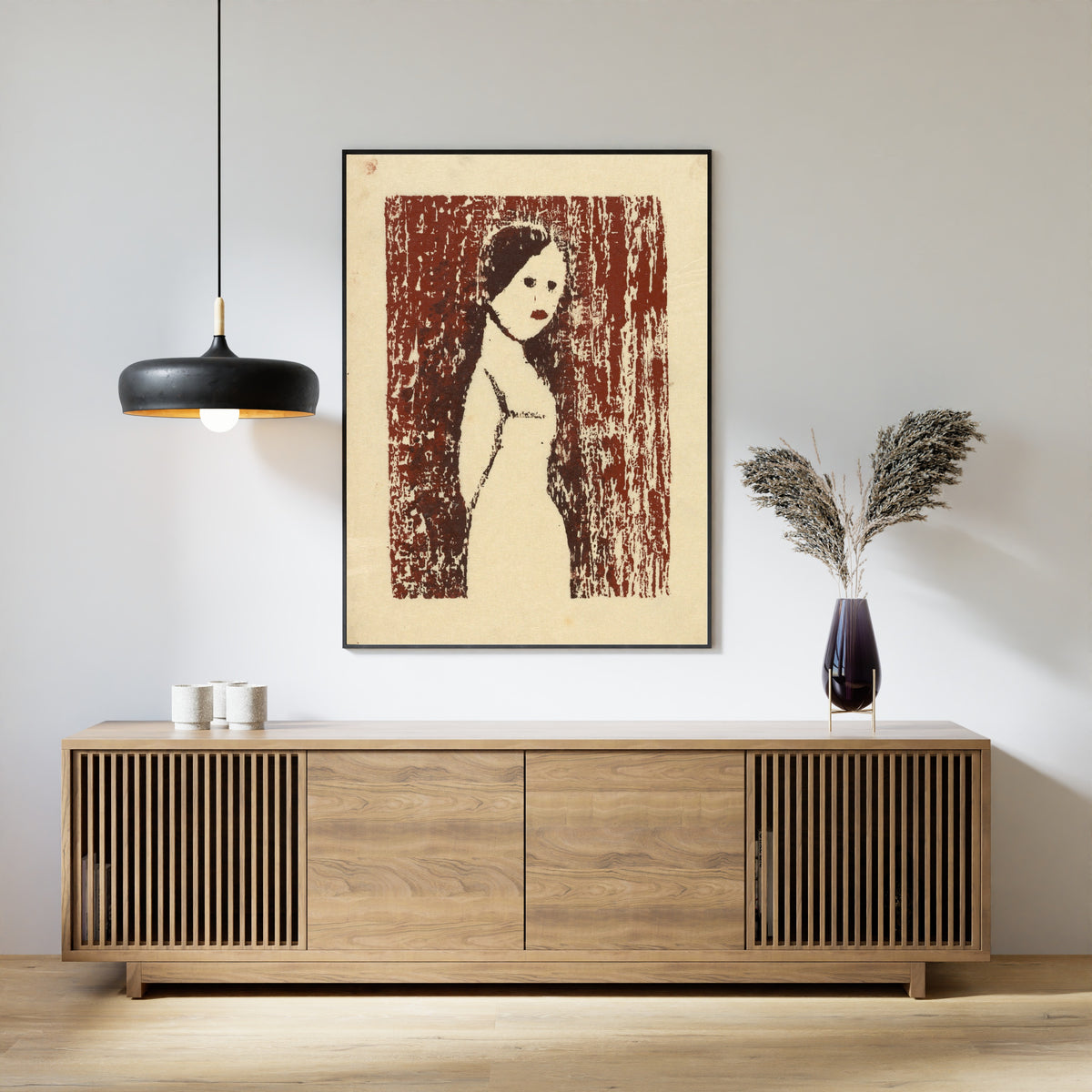 Karl Wiener — Untitled (Female Figure II) | Expressionist Art Print