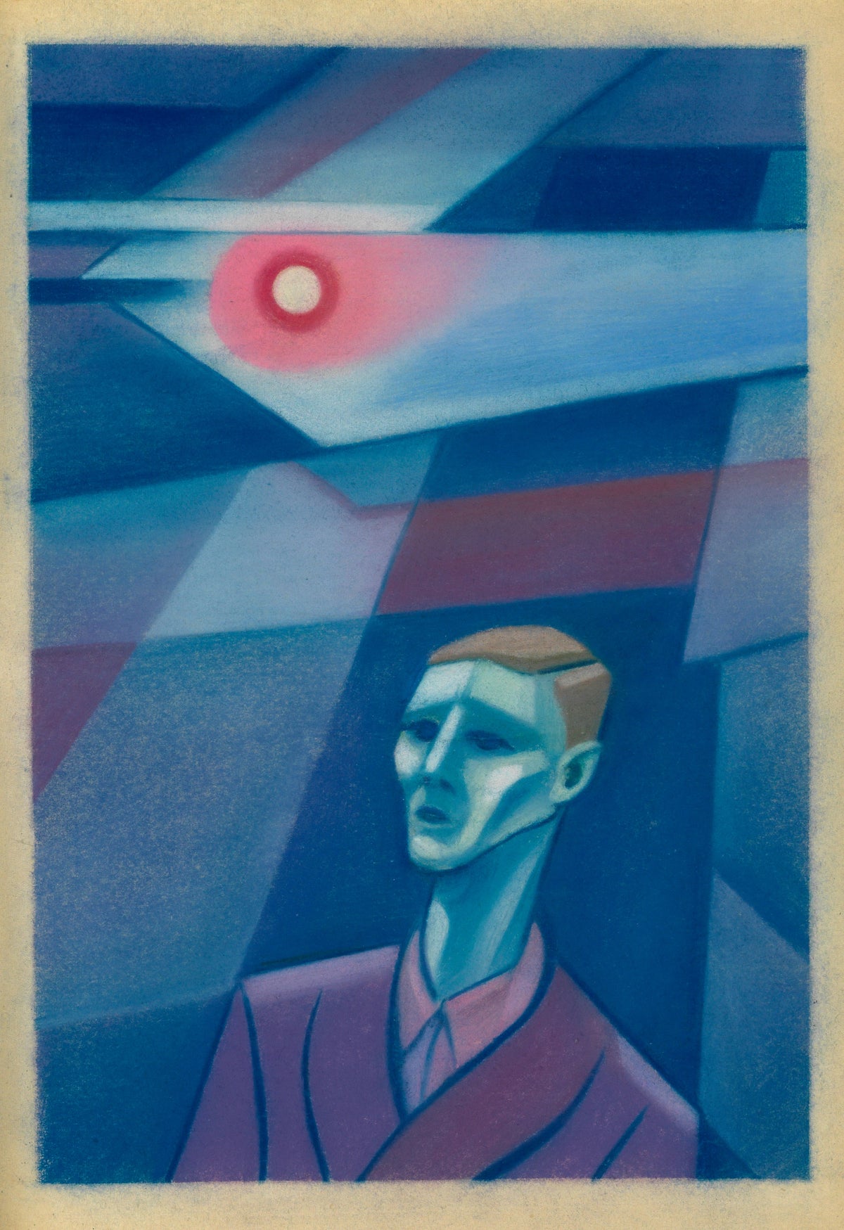 Karl Wiener — Untitled (Portrait) | Expressionist Art Print