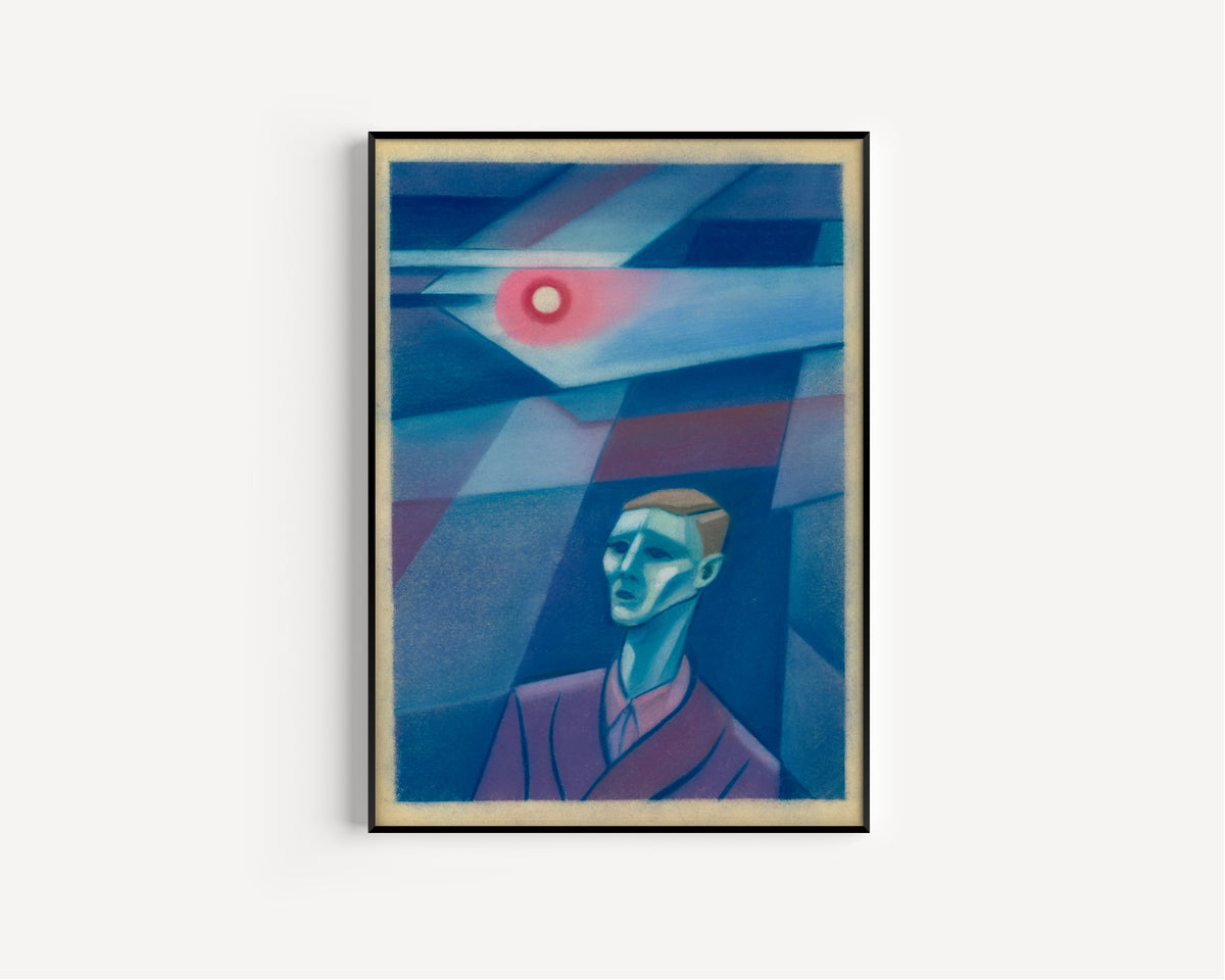 Karl Wiener — Untitled (Portrait) | Expressionist Art Print