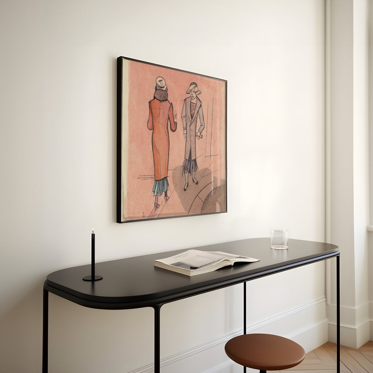 Karl Wiener — Untitled (Two Women II) | Modernist Art Print