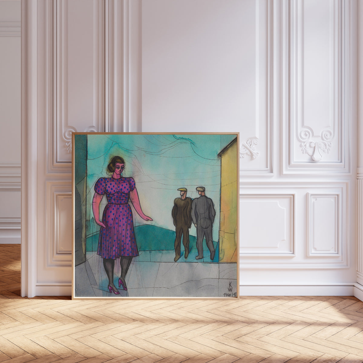 Karl Wiener — Untitled (from The 150 Sheets, No. 15) | Expressionist Art Print