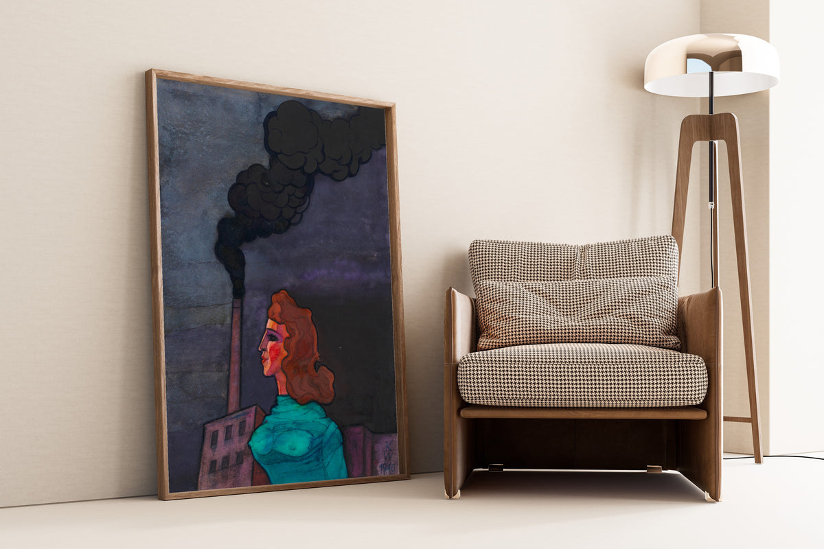 Karl Wiener — Untitled (from The 150 Sheets, No. 4) | Expressionist Art Print