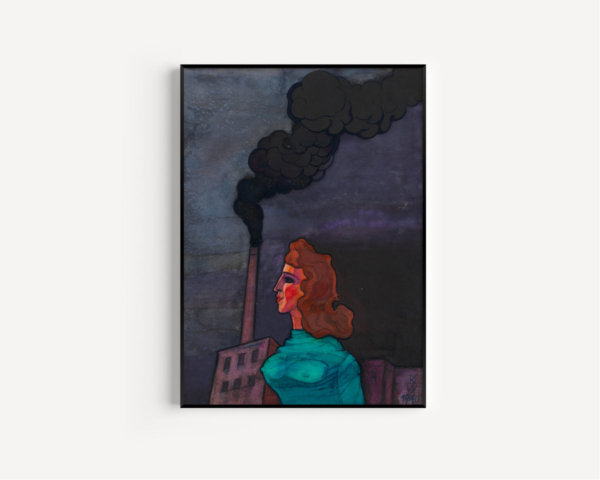 Karl Wiener — Untitled (from The 150 Sheets, No. 4) | Expressionist Art Print