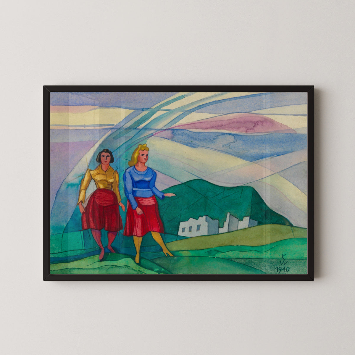 Karl Wiener — Untitled (from The 150 Sheets, No. 9) | Expressionist Art Print