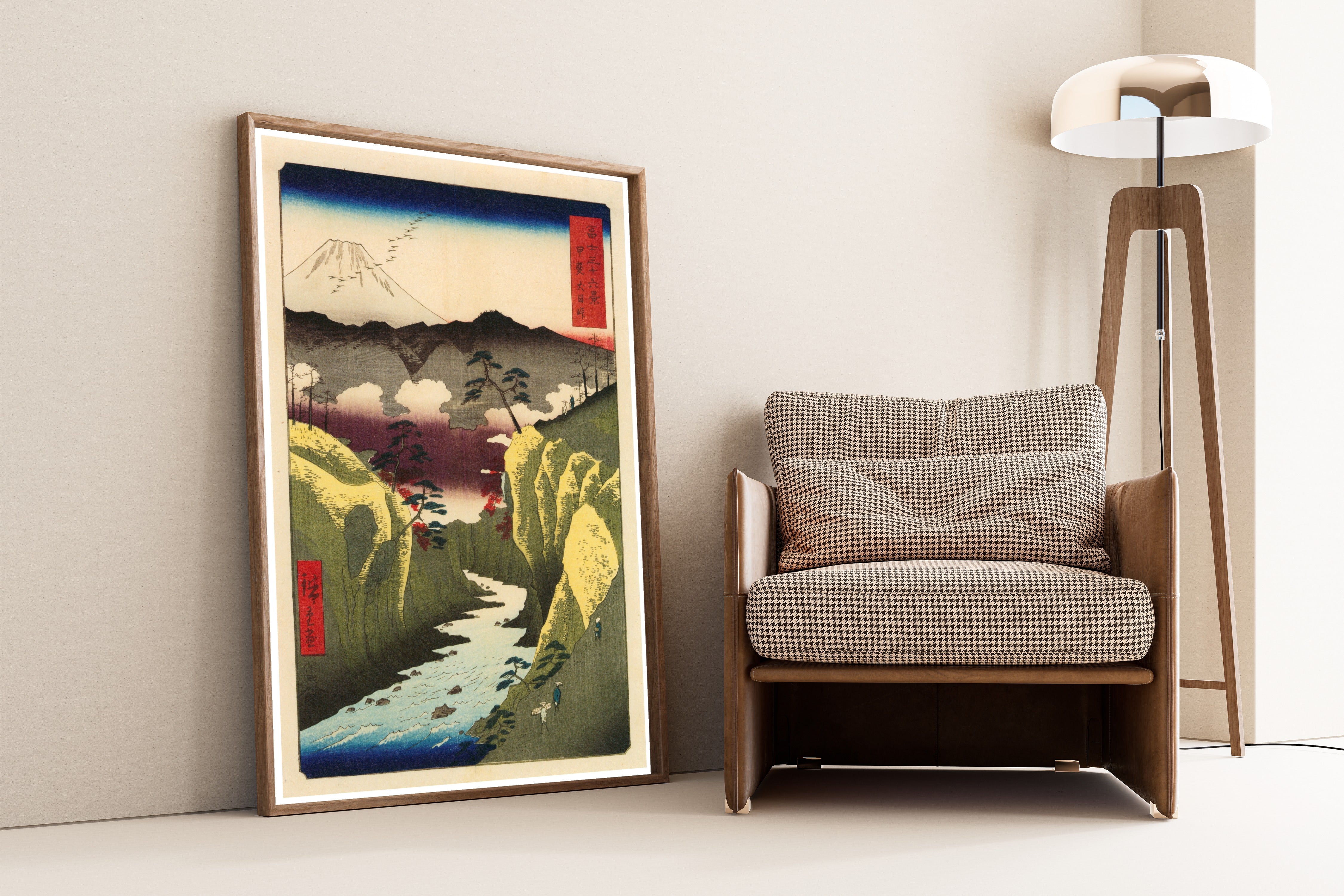 Utagawa Hiroshige — Dog Eye Pass in Kai Province | Japanese Woodblock Print (Ukiyo-e)