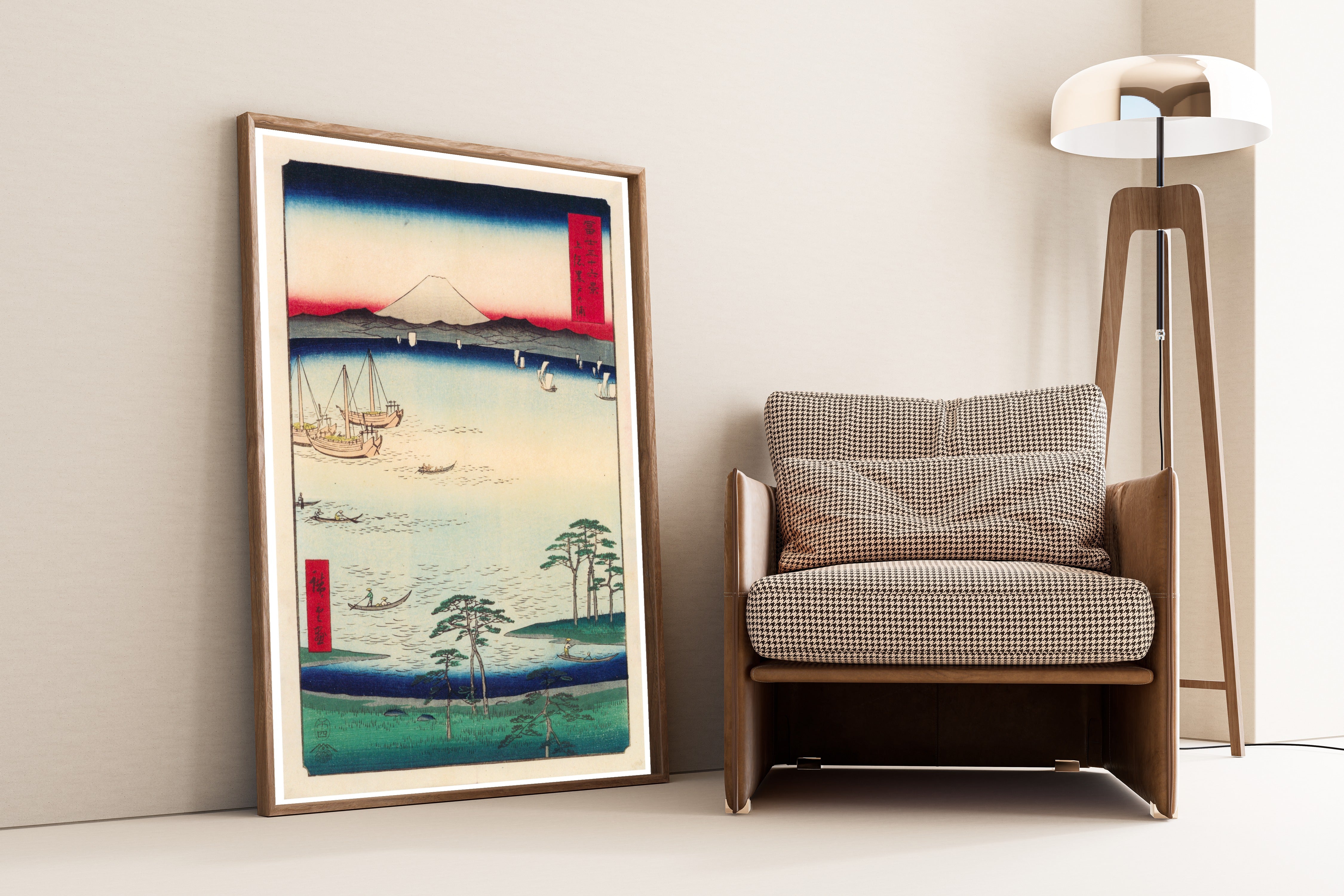 Utagawa Hiroshige — Kuroto Bay in Kazusa Province | Japanese Woodblock Print (Ukiyo-e)