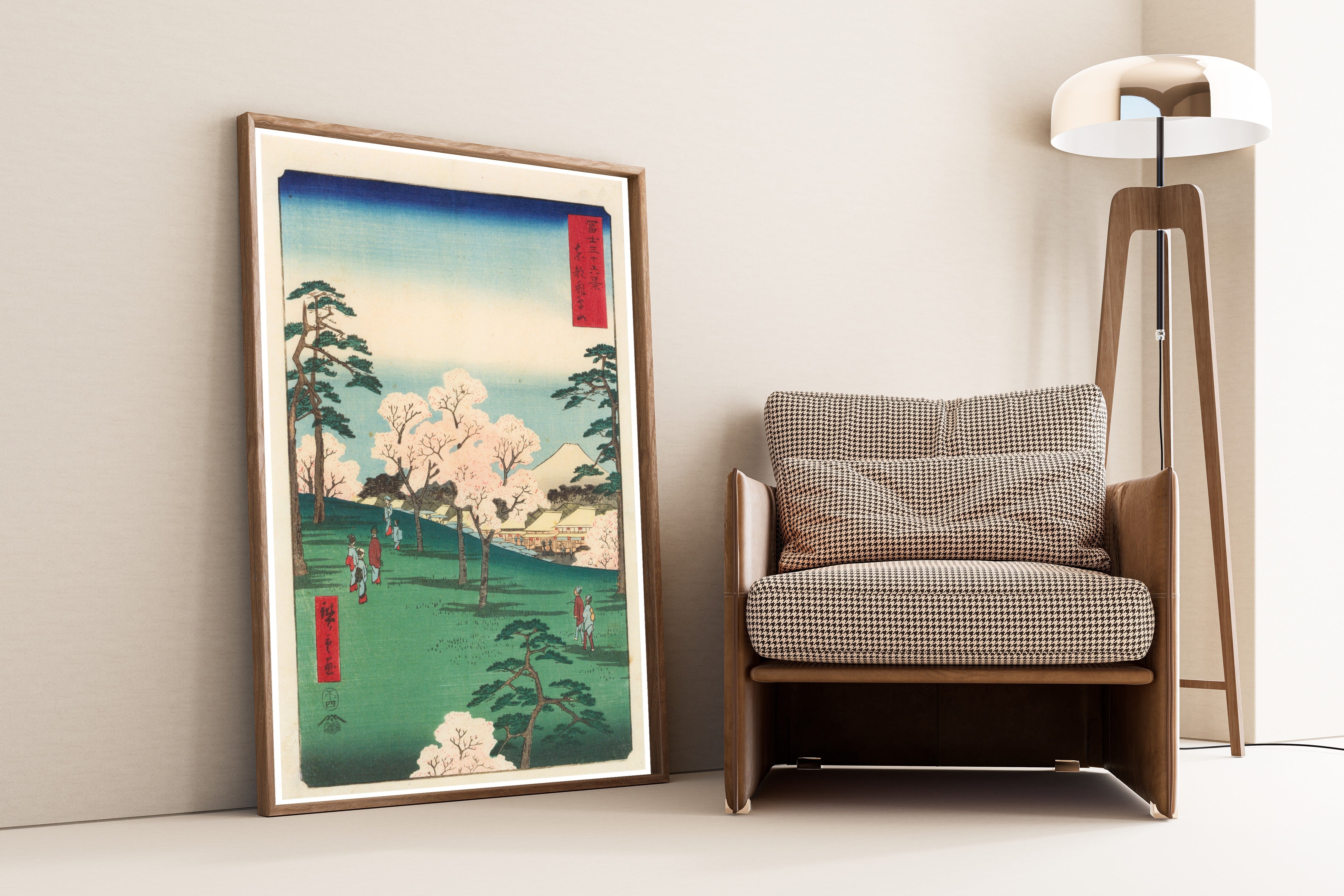 Utagawa Hiroshige — Mt. Asuka in the Eastern Capital | Japanese Woodblock Print (Ukiyo-e)
