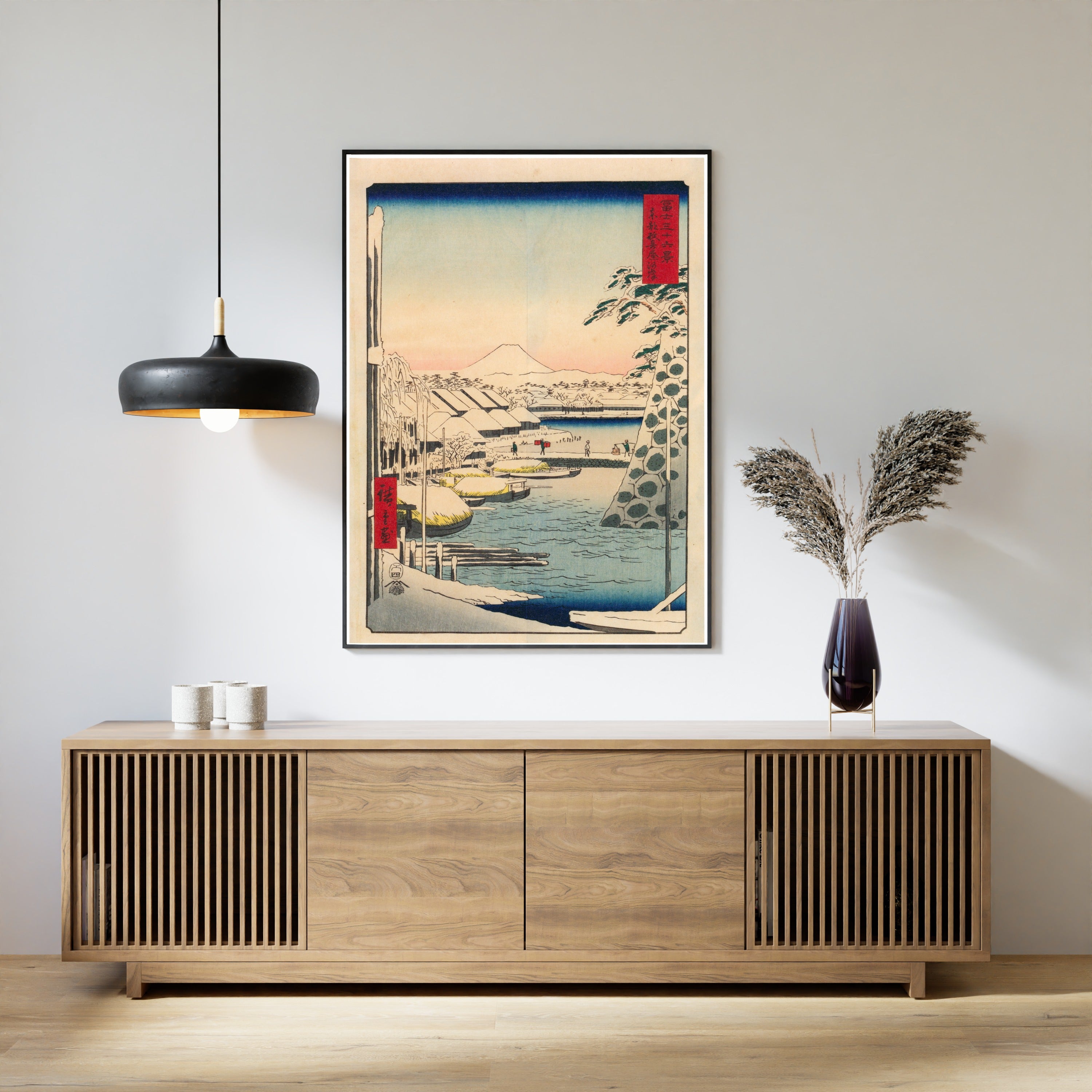 Utagawa Hiroshige — Sukiyagashi in the Eastern Capital | Japanese Woodblock Print (Ukiyo-e)