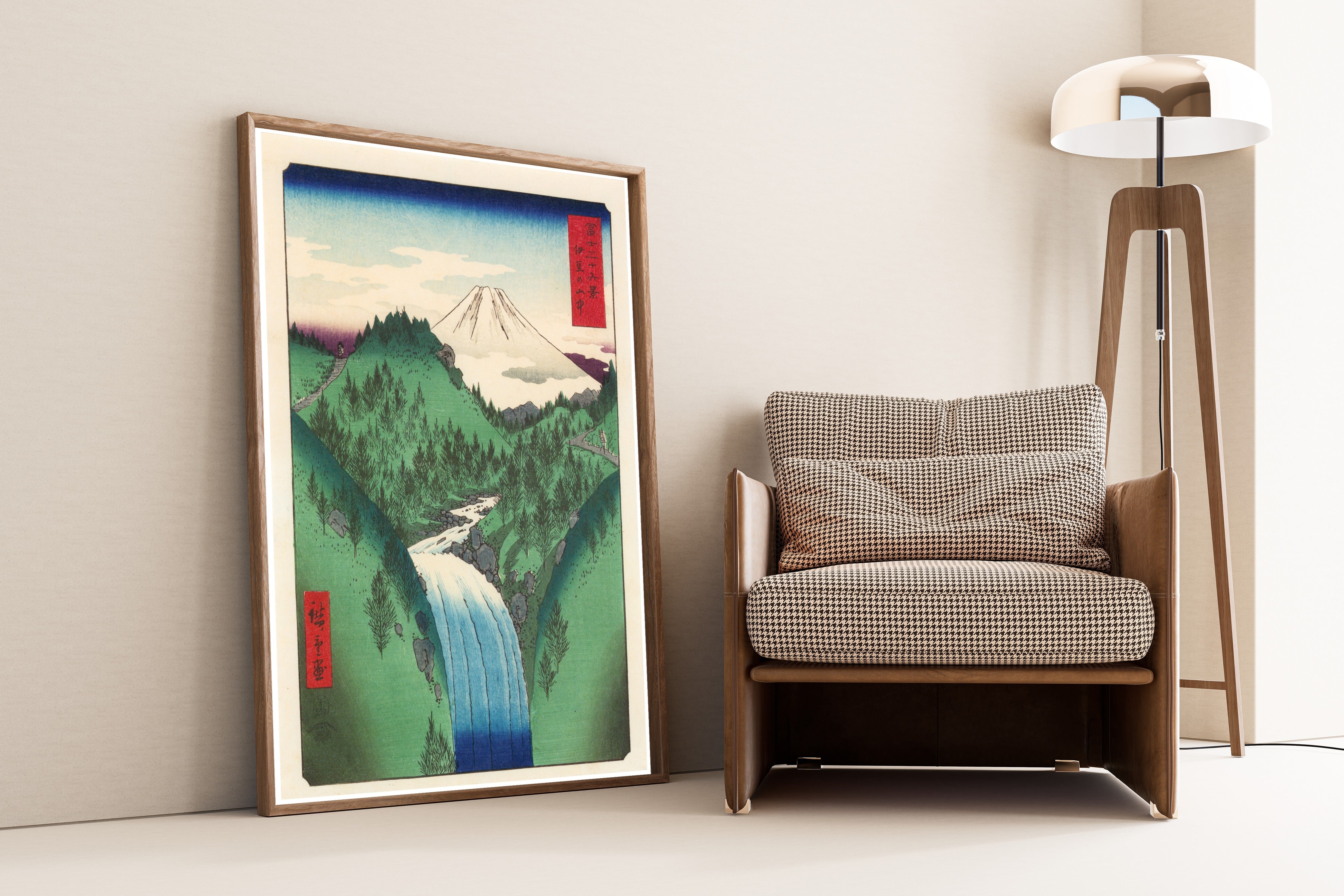 Utagawa Hiroshige — The Izu Mountains | Japanese Woodblock Print (Ukiyo-e)