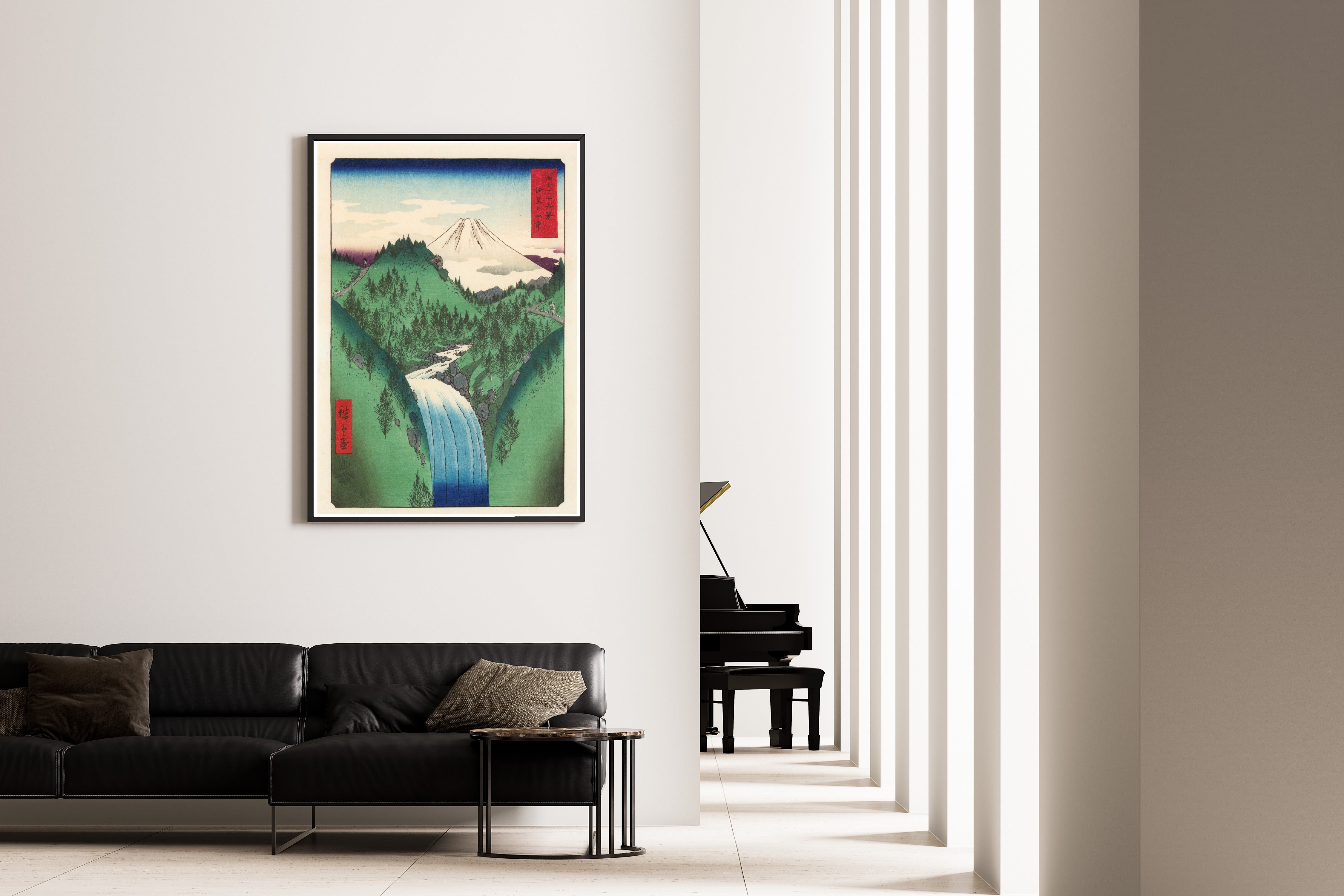Utagawa Hiroshige — The Izu Mountains | Japanese Woodblock Print (Ukiyo-e)