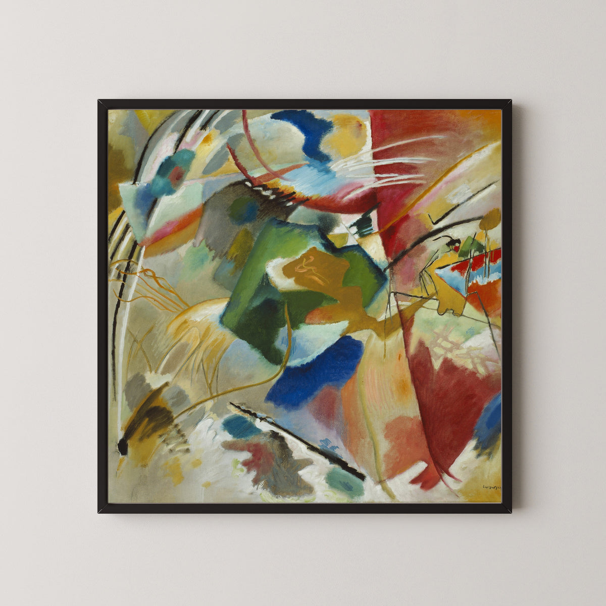 Wassily Kandinsky — Painting with Green Center | Expressionist Fine Art Print