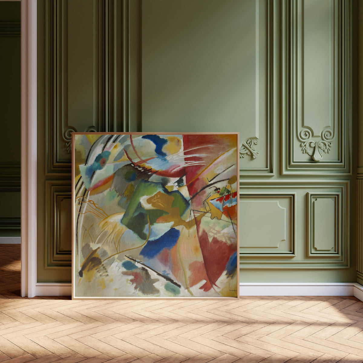 Wassily Kandinsky — Painting with Green Center | Expressionist Fine Art Print