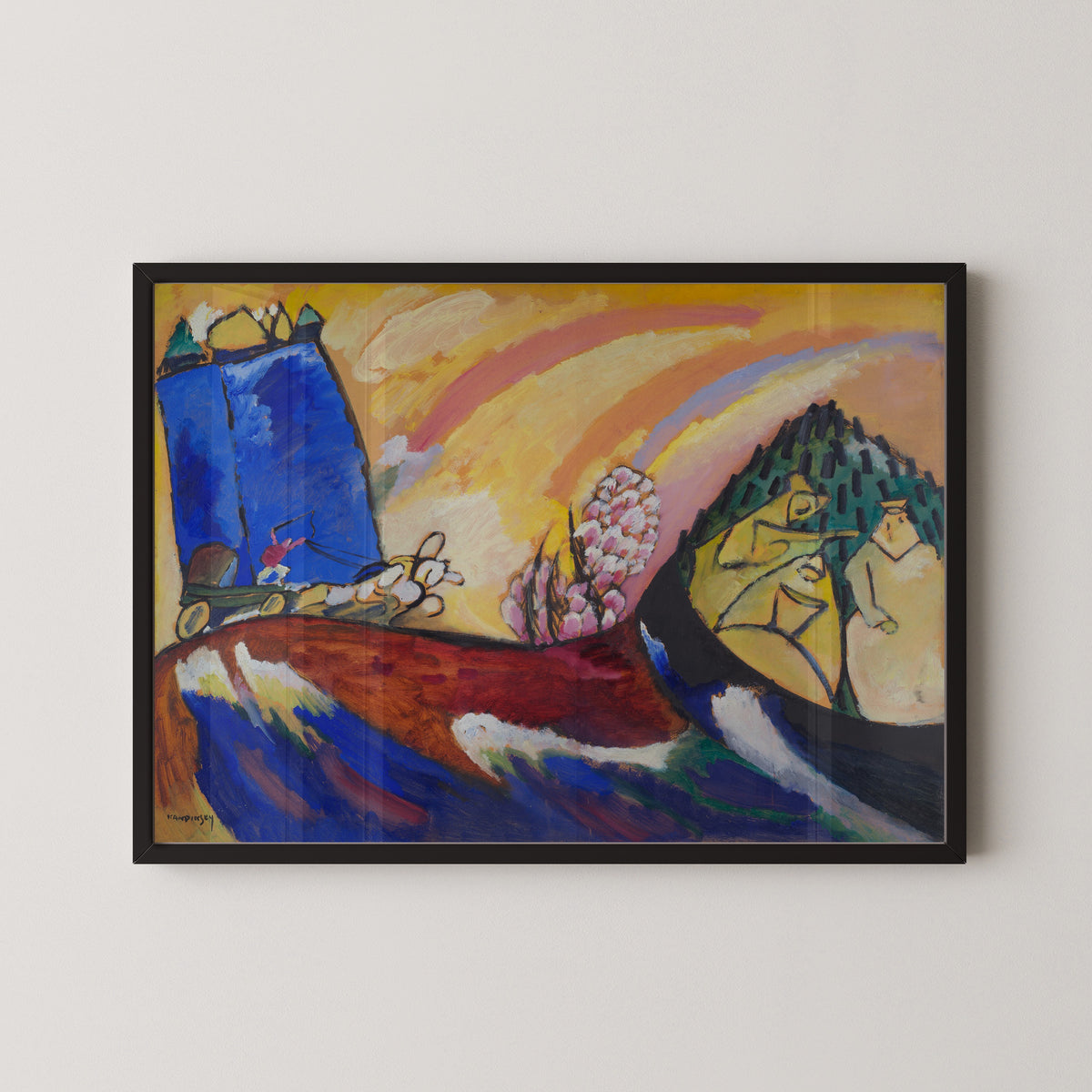 Wassily Kandinsky — Painting with Troika | Expressionist Fine Art Print