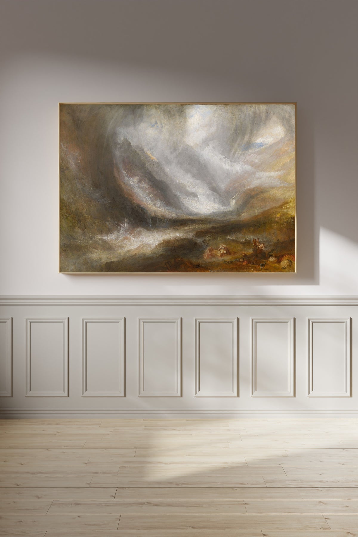 J.M.W. Turner — Valley of Aosta: Snowstorm, Avalanche, and Thunderstorm | Landscape Fine Art Print