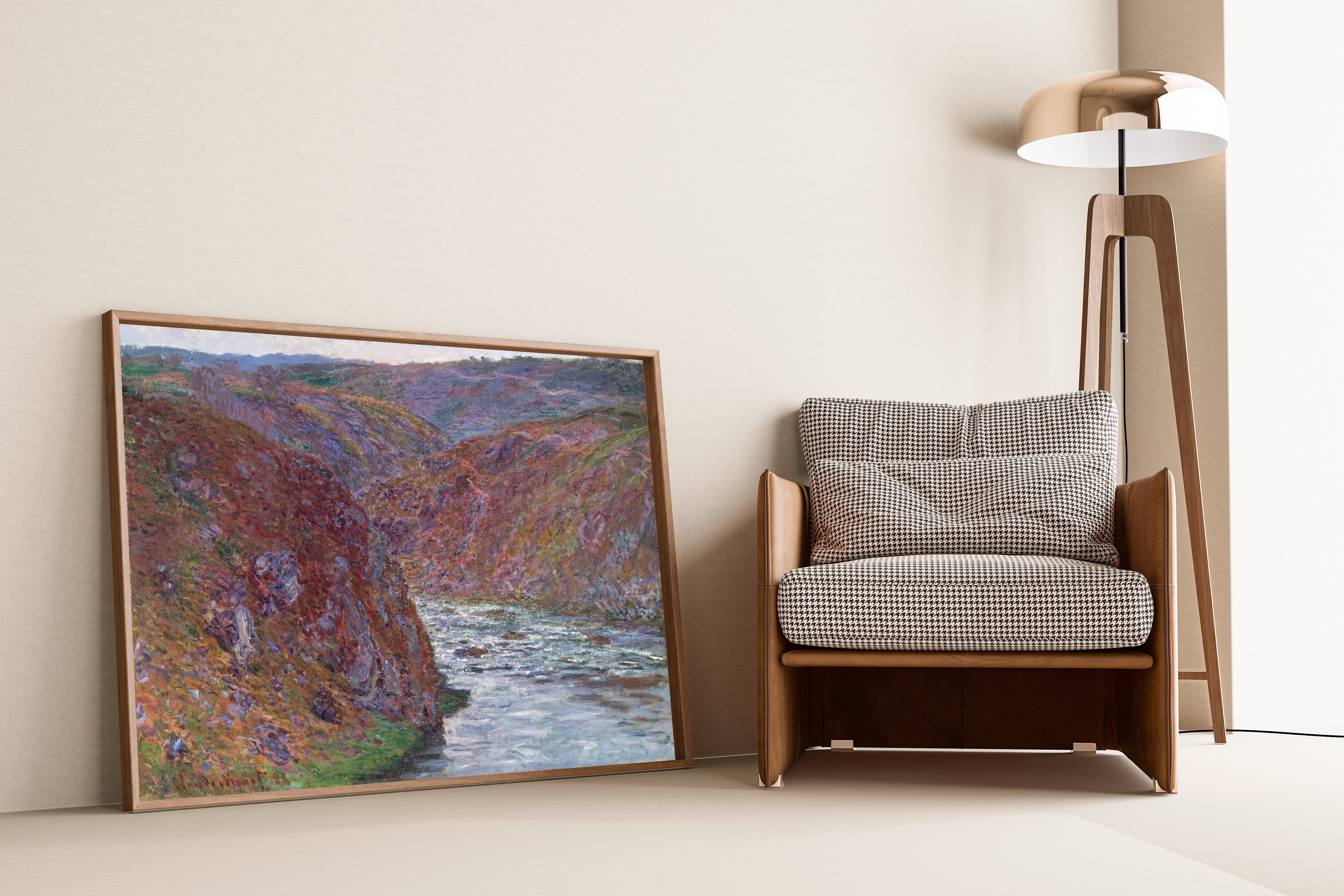 Claude Monet — Valley of the Creuse (Gray Day) | Fine Art Print