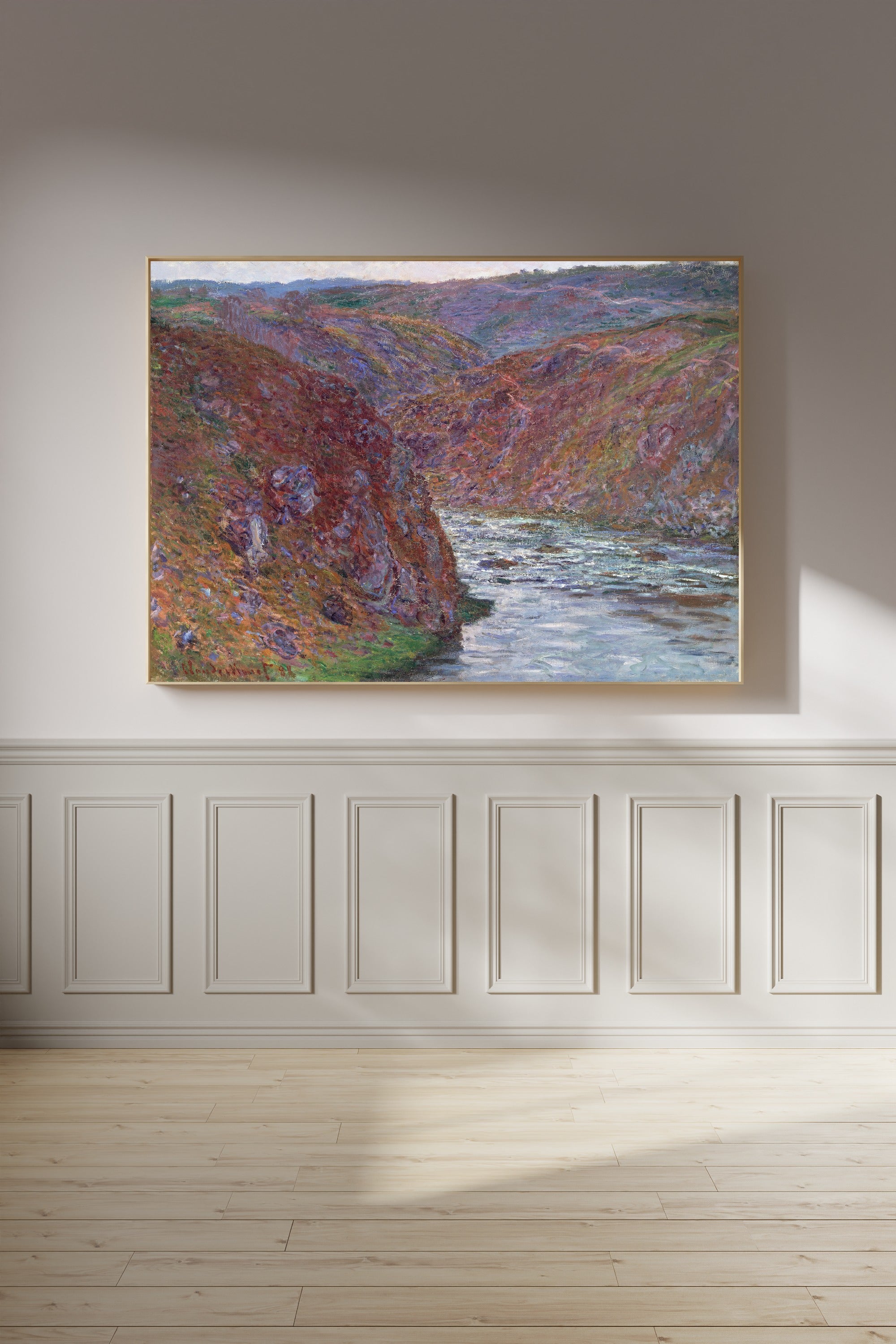 Claude Monet — Valley of the Creuse (Gray Day) | Fine Art Print