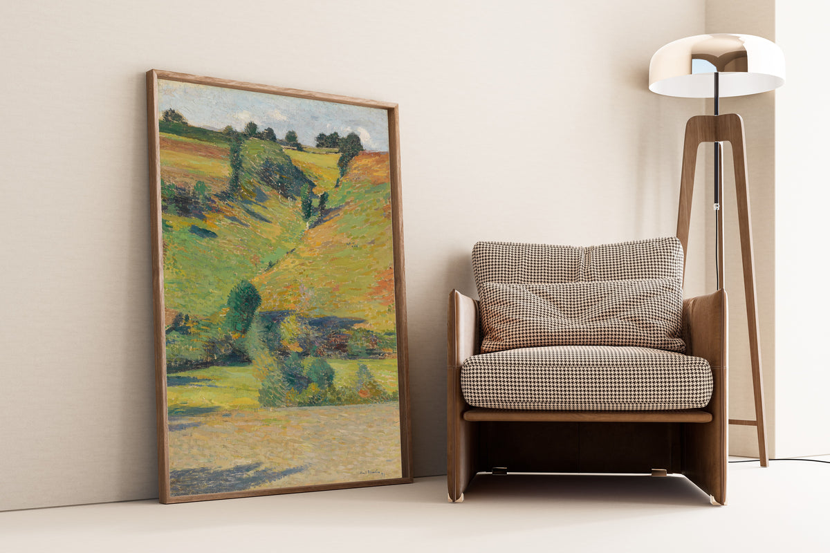 Henri Martin — Vallon ensoleillé | Pointillist Landscape Print