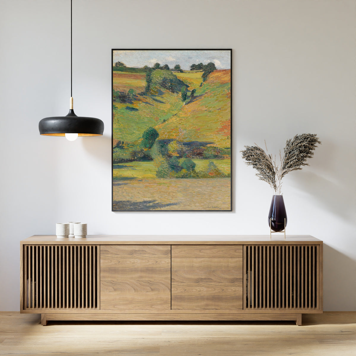 Henri Martin — Vallon ensoleillé | Pointillist Landscape Print