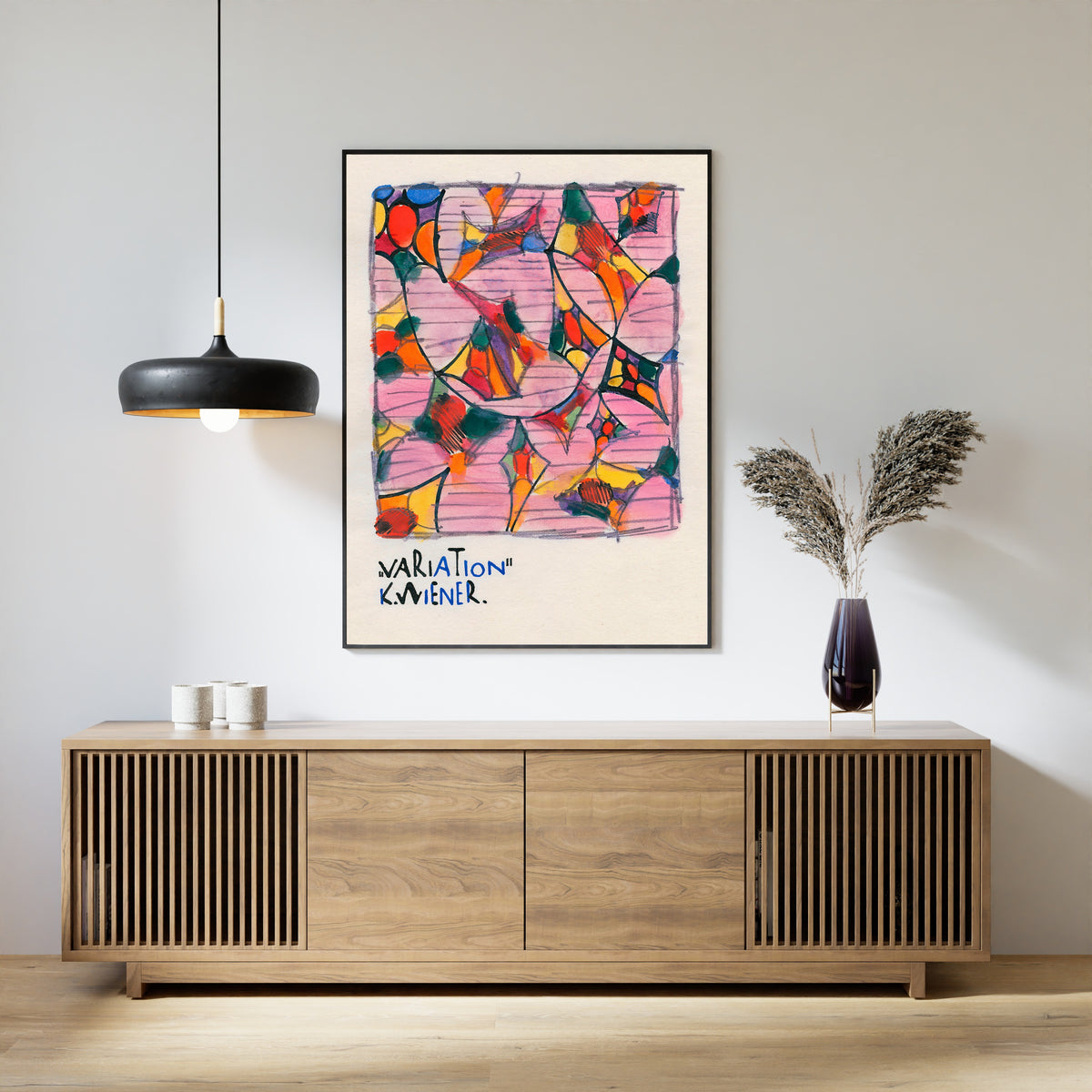 Karl Wiener — Variation | Abstract Art Print