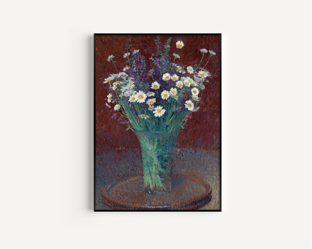 Henri Martin — Vase de marguerites | Pointillist Still Life Print