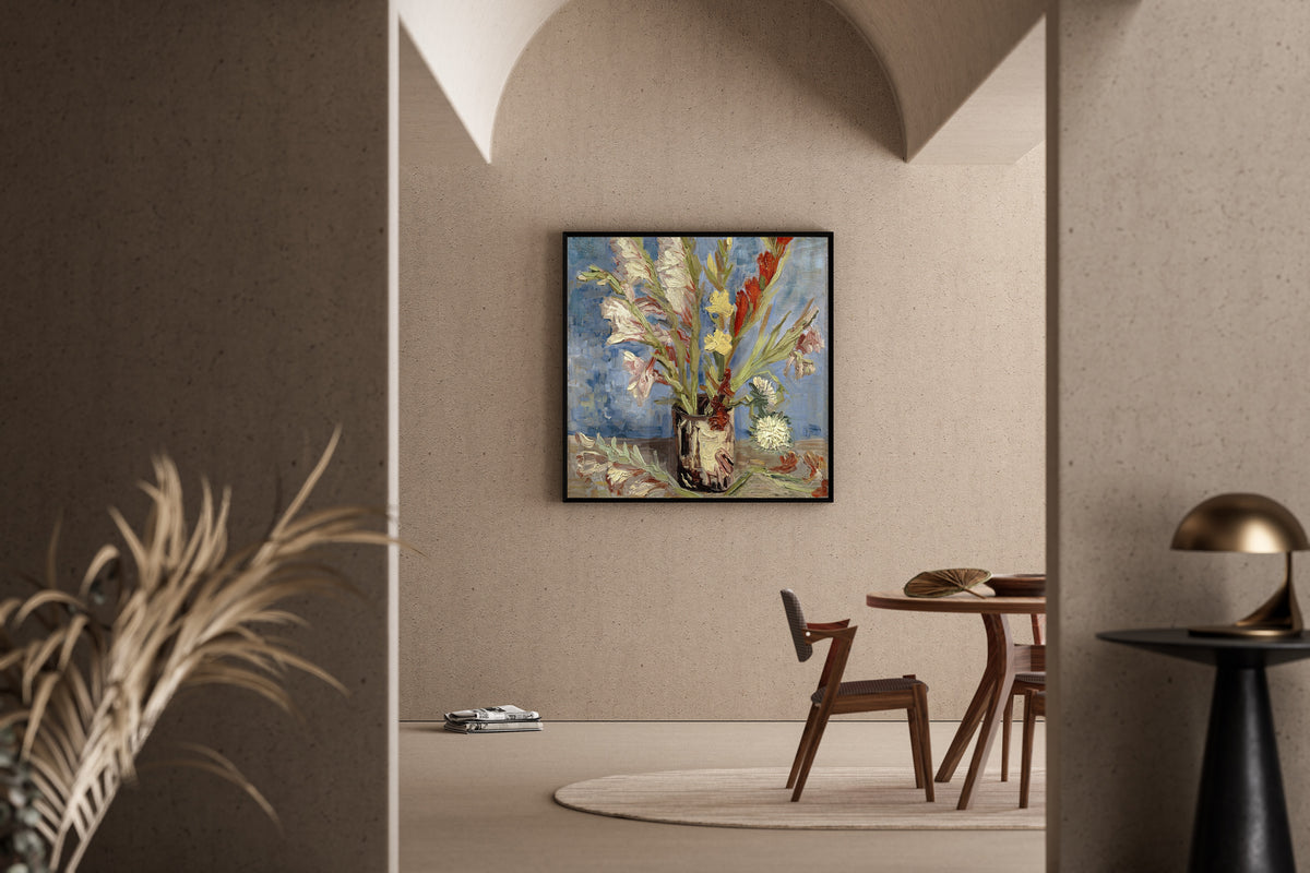 Vincent van Gogh — Vase with Gladioli and China Asters | Fine Art Print