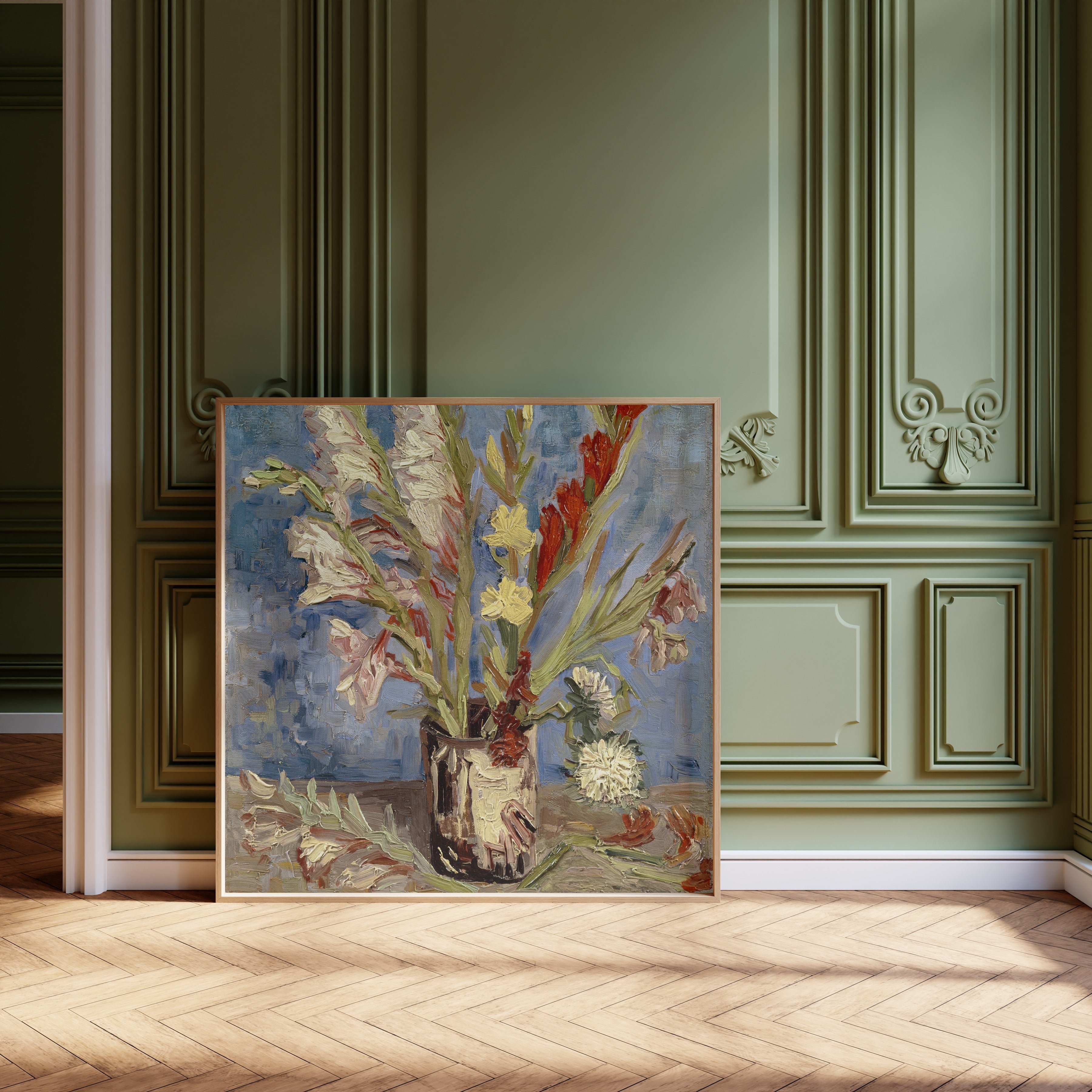 Vincent van Gogh — Vase with Gladioli and China Asters | Fine Art Print
